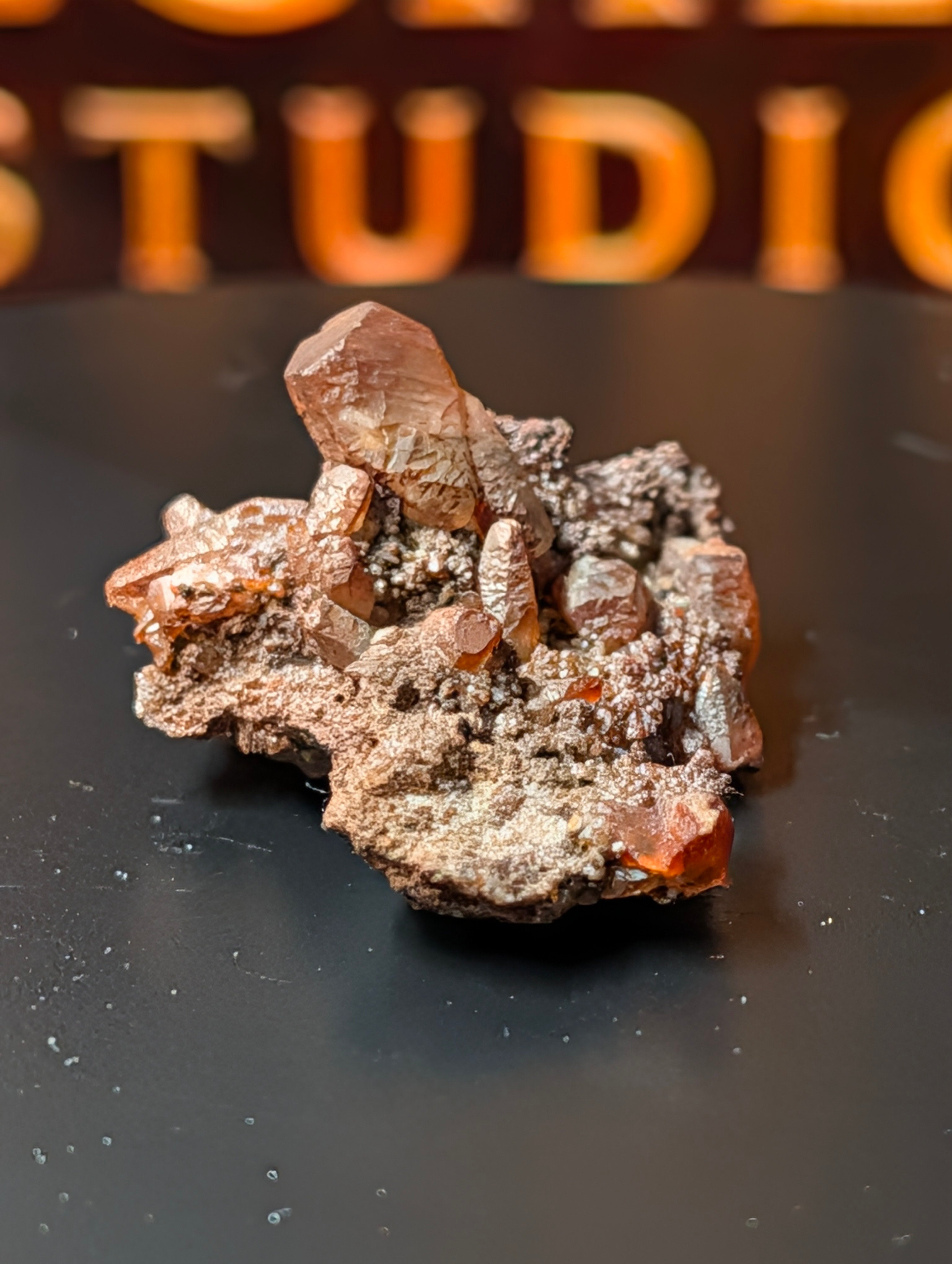 Calcite Natural Red Specimen – Sourced from Montclair, New Jersey by Sacred Alchemy Studios