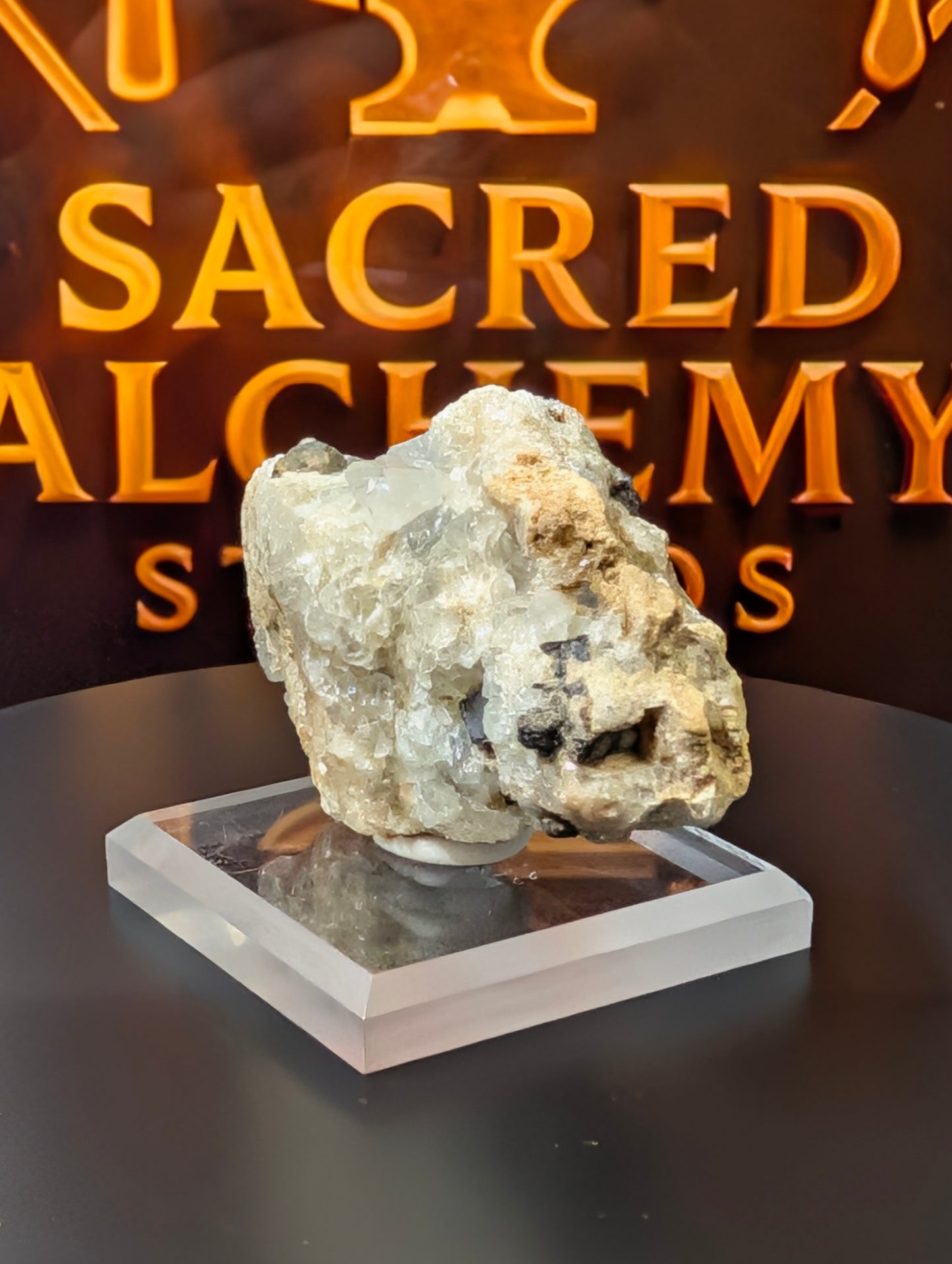 Fluorite, Galena & Quartz Specimen – Sourced from the Blanchard Mine, New Mexico