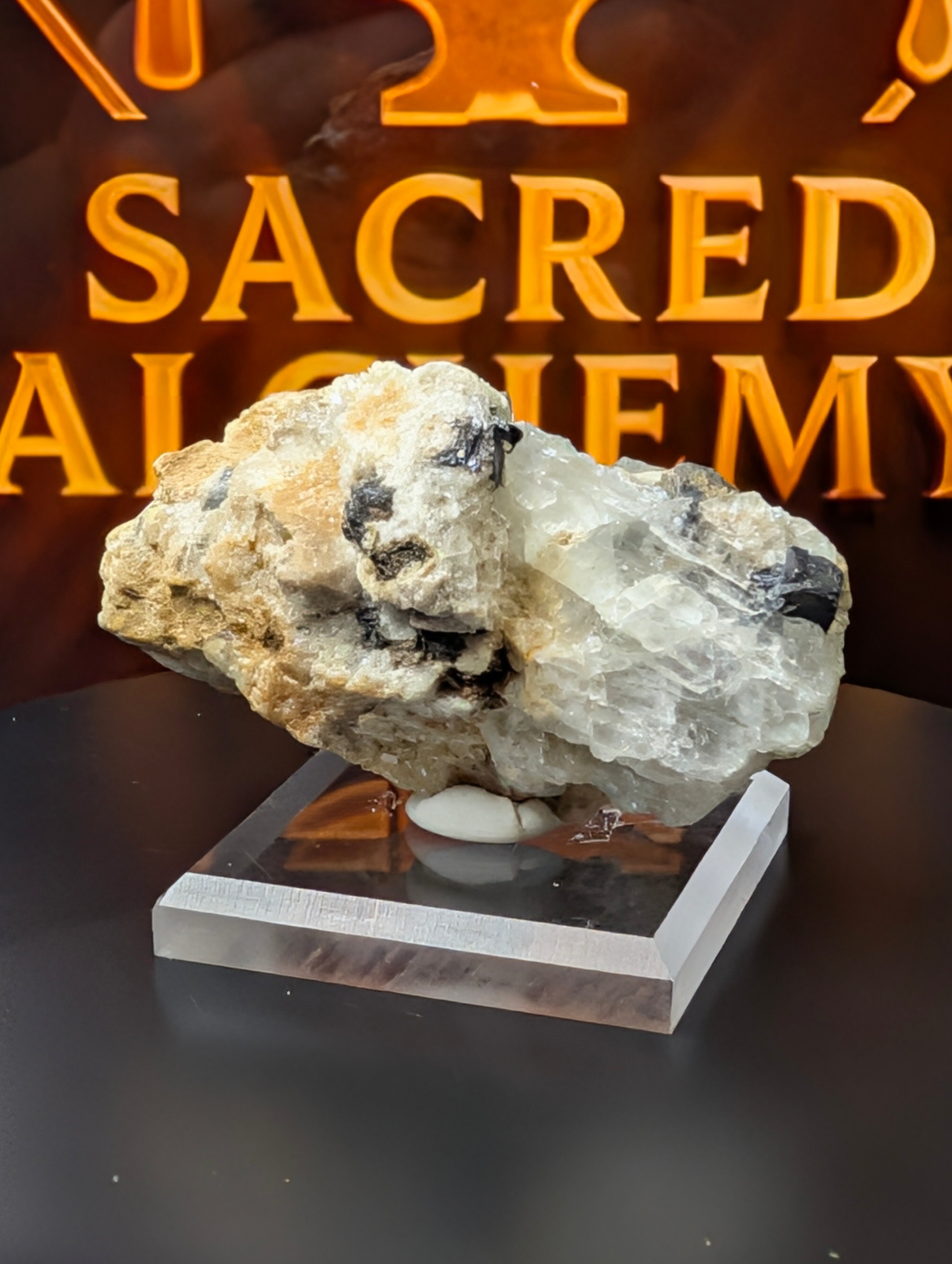 Fluorite, Galena & Quartz Specimen – Sourced from the Blanchard Mine, New Mexico by Sacred Alchemy Studios
