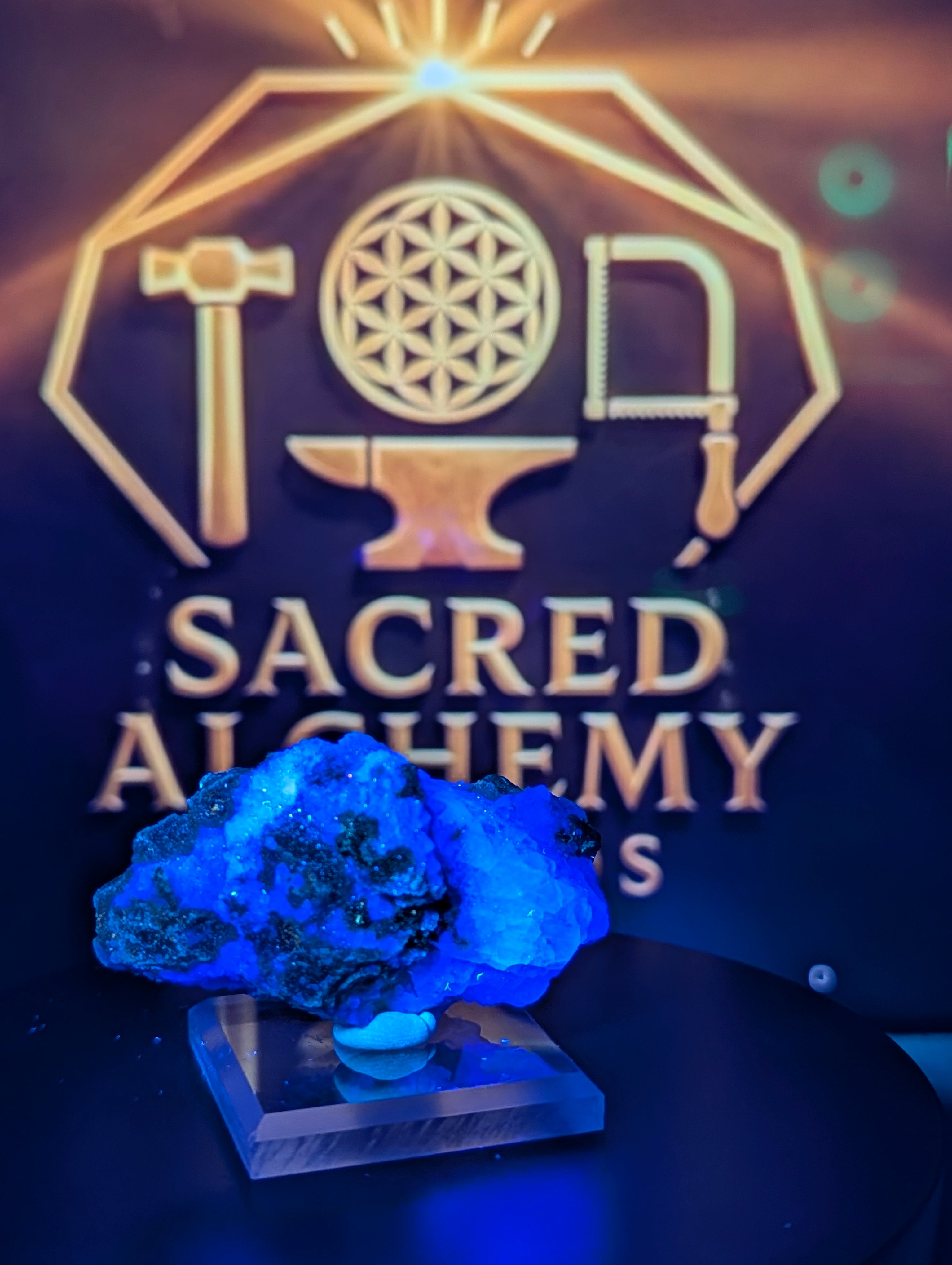 Fluorite, Galena & Quartz Specimen – Sourced from the Blanchard Mine, New Mexico by Sacred Alchemy Studios