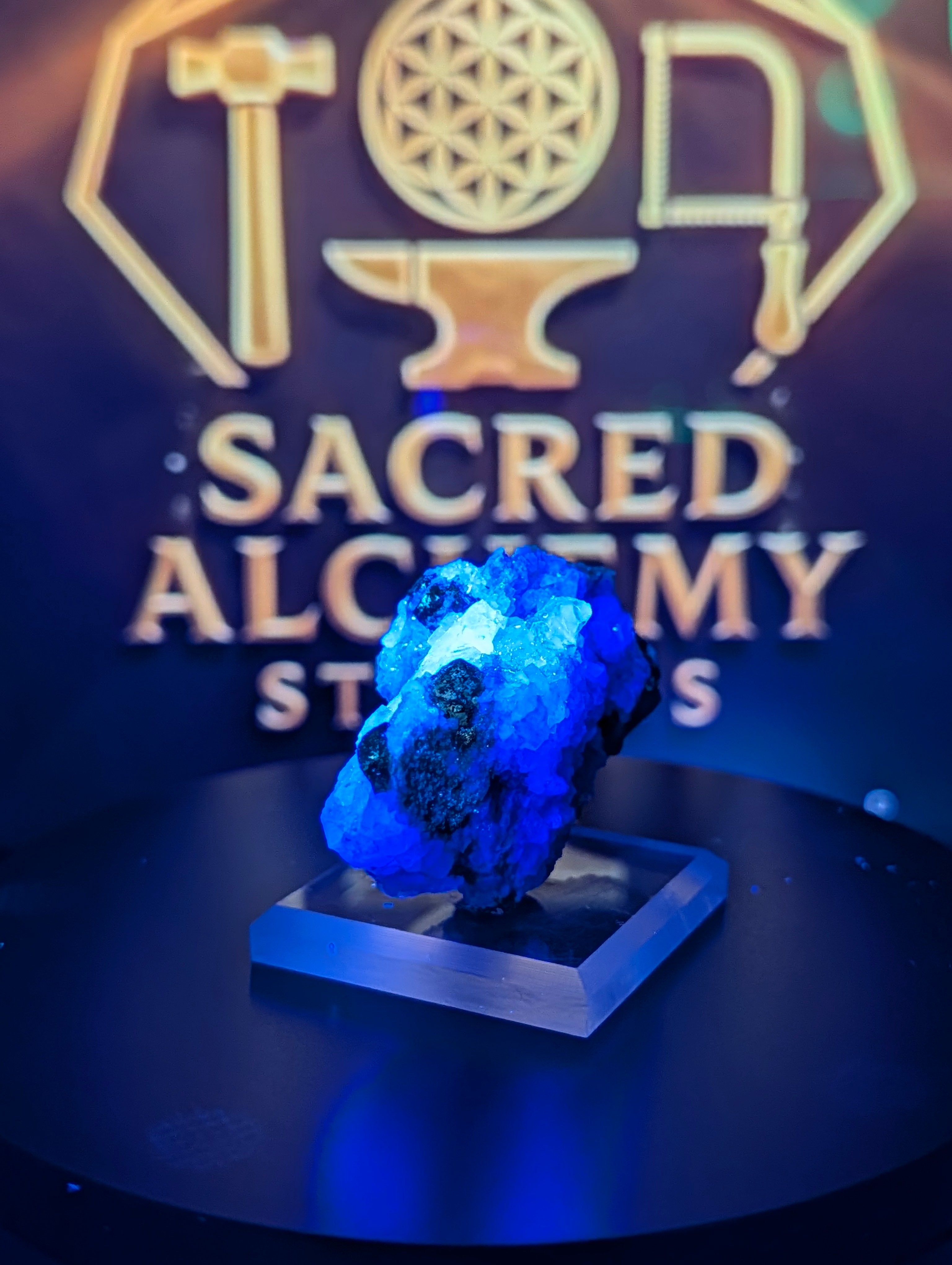 Fluorite, Galena & Quartz Specimen – Sourced from the Blanchard Mine, New Mexico by Sacred Alchemy Studios