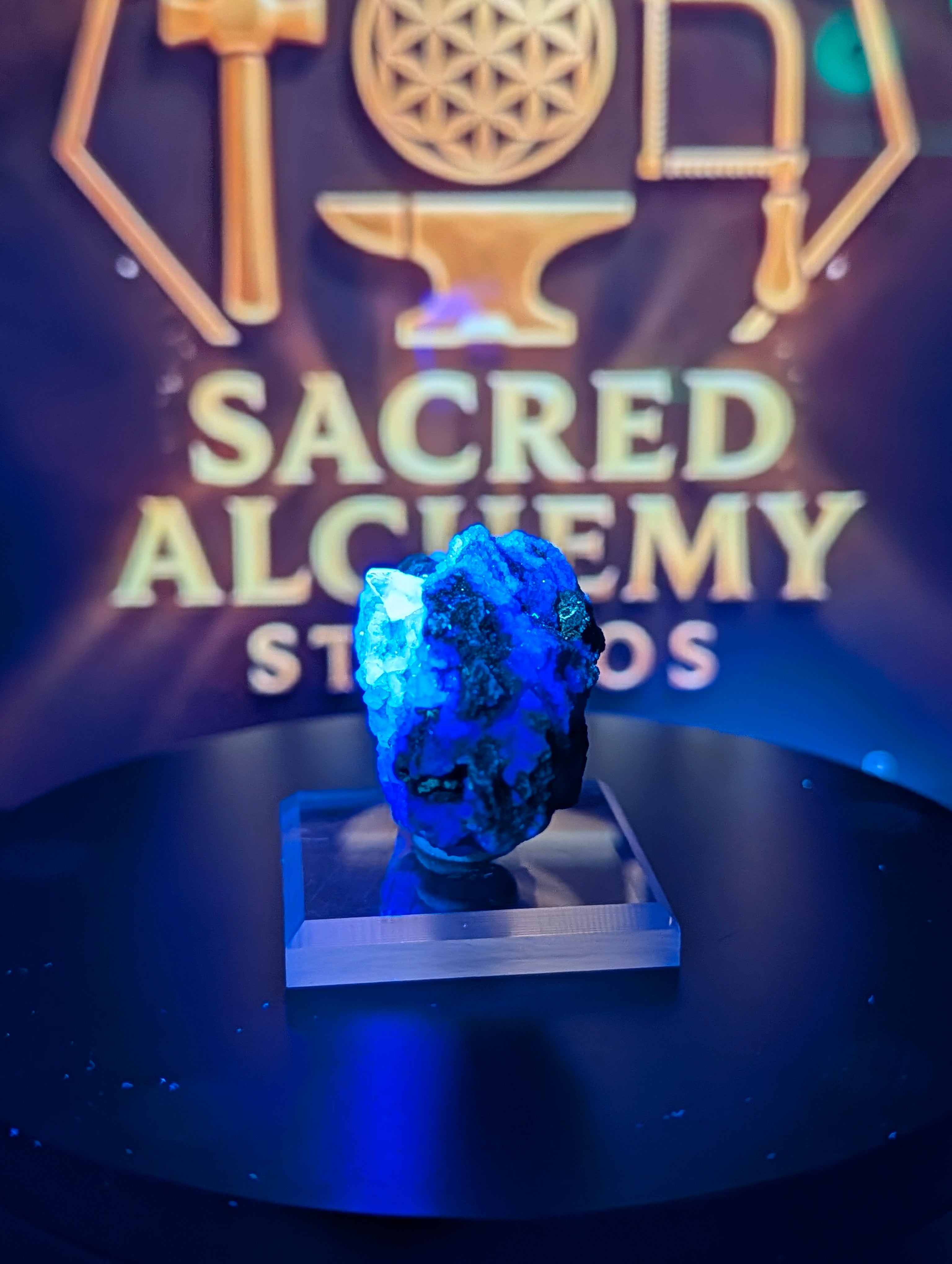 Fluorite, Galena & Quartz Specimen – Sourced from the Blanchard Mine, New Mexico by Sacred Alchemy Studios