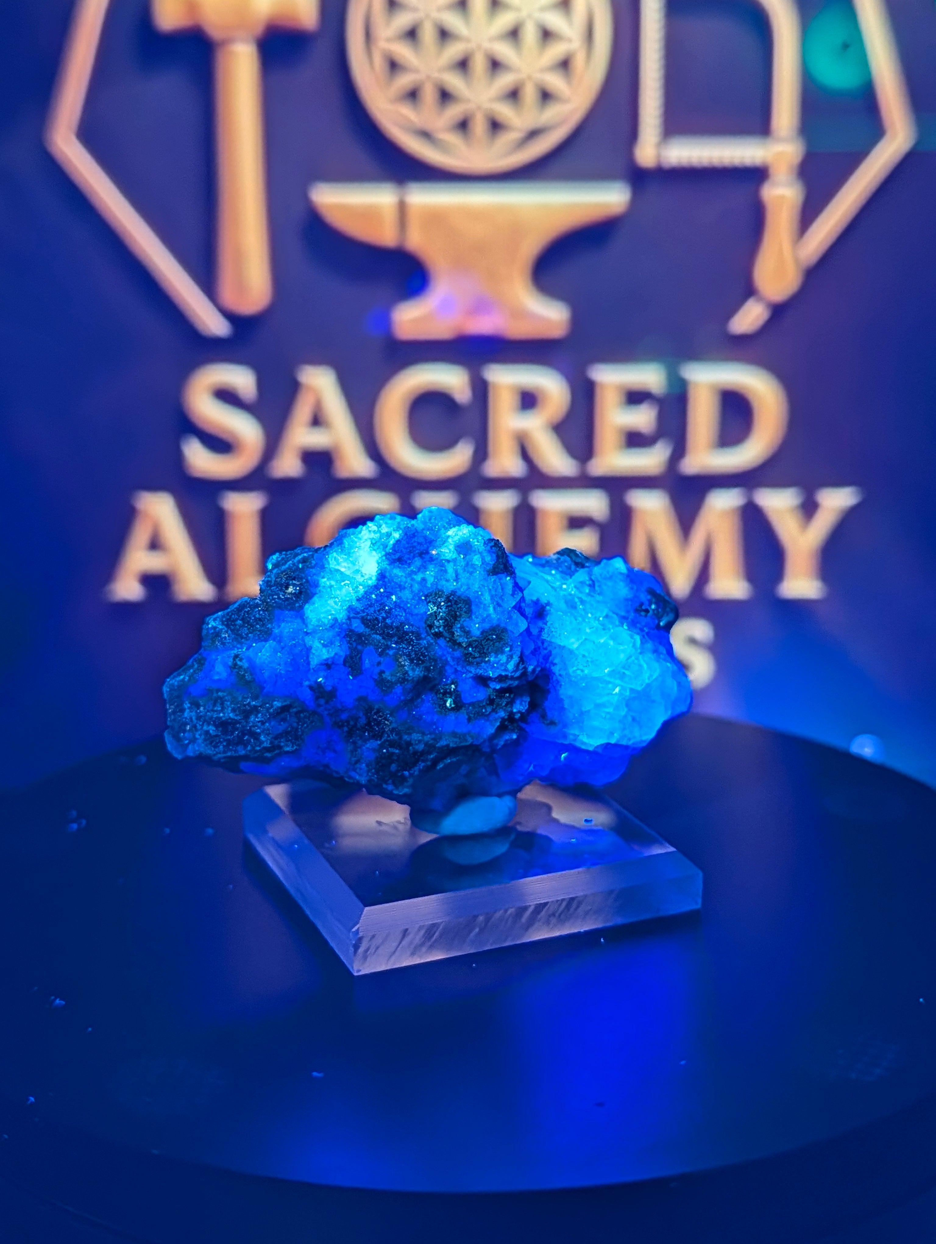 Fluorite, Galena & Quartz Specimen – Sourced from the Blanchard Mine, New Mexico by Sacred Alchemy Studios