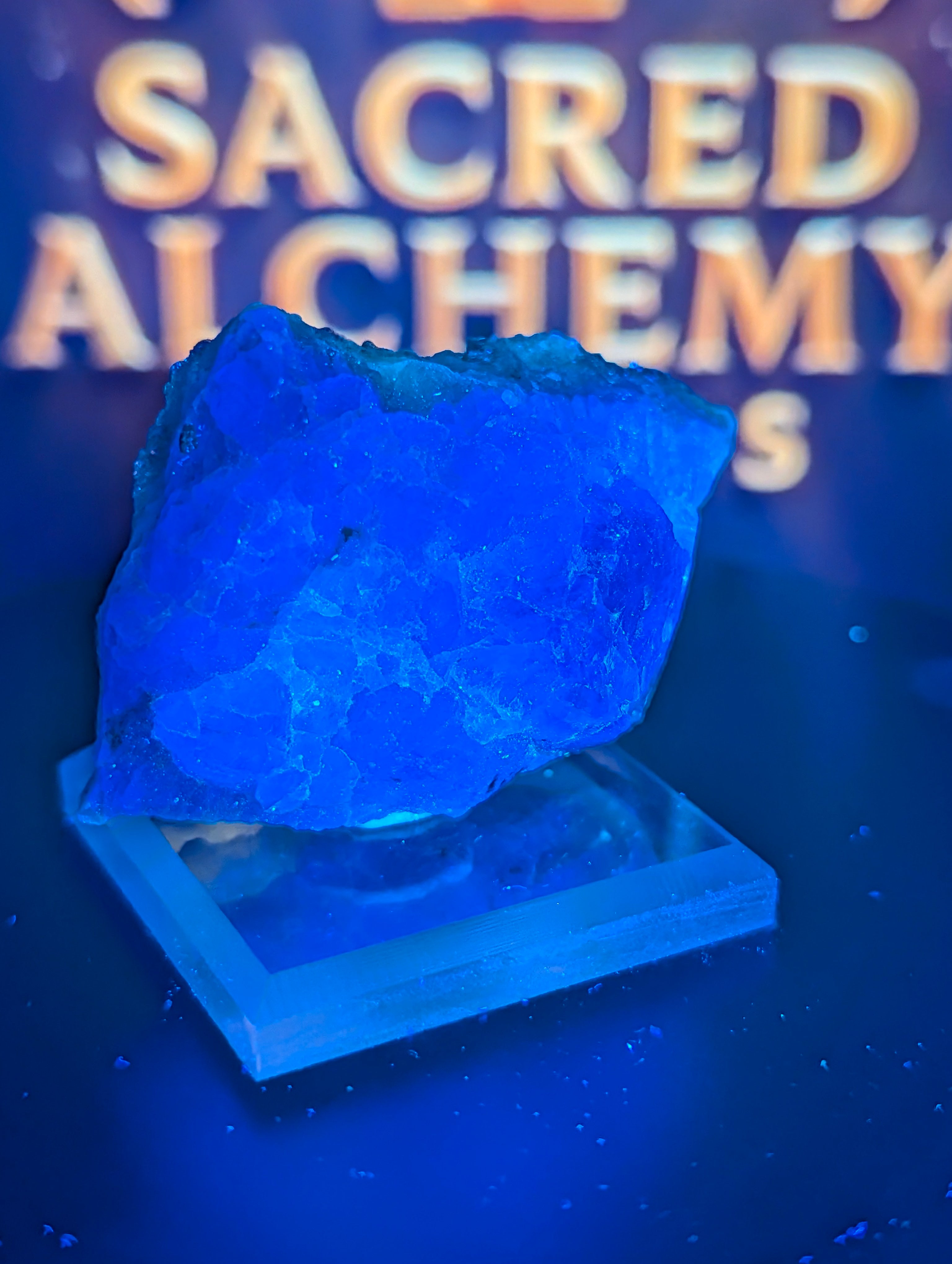 Fluorite with Calcite & Hematite – Sourced from the Uranus Mine, Germany by Sacred Alchemy Studios