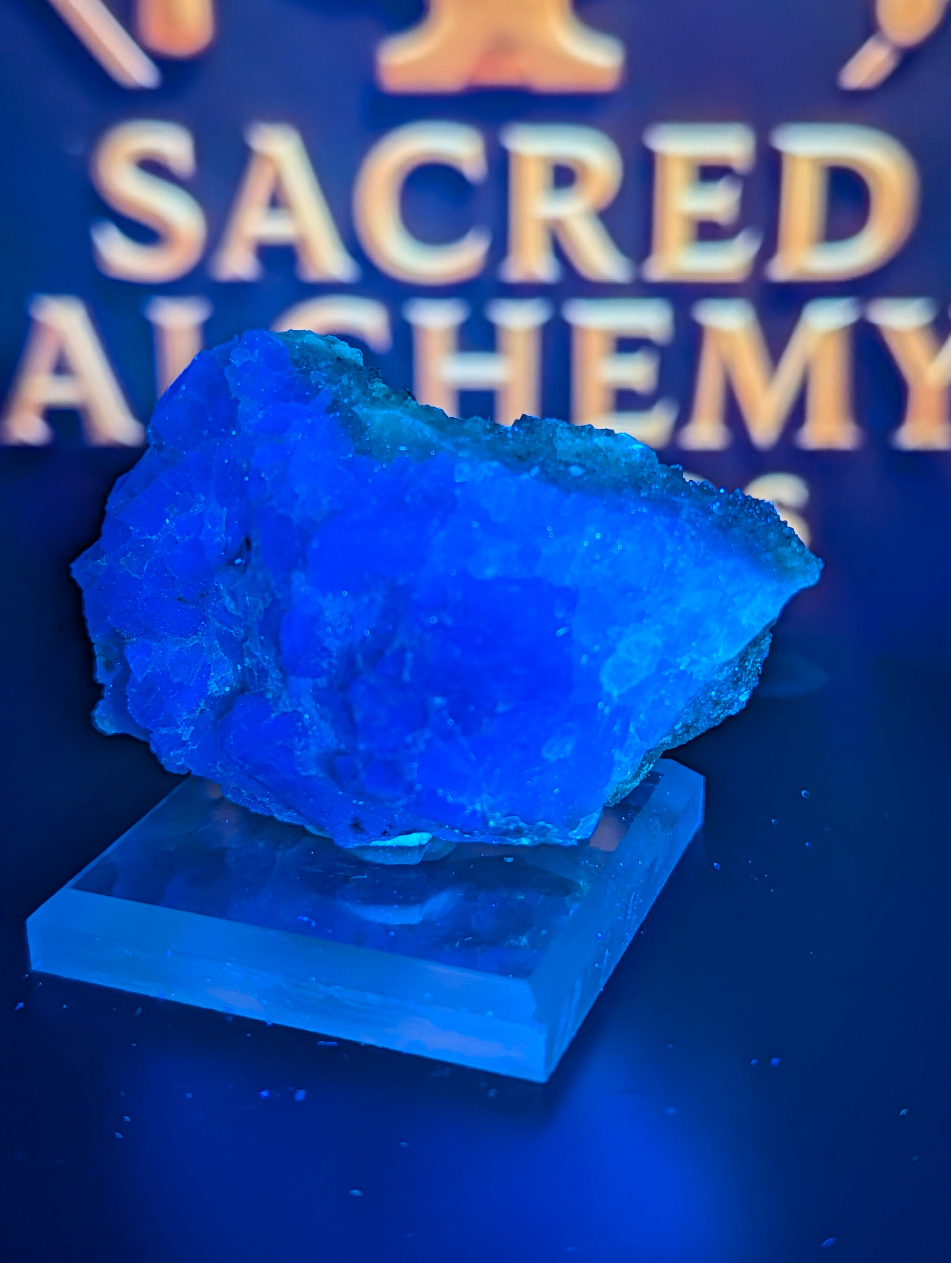 Fluorite with Calcite & Hematite – Sourced from the Uranus Mine, Germany by Sacred Alchemy Studios