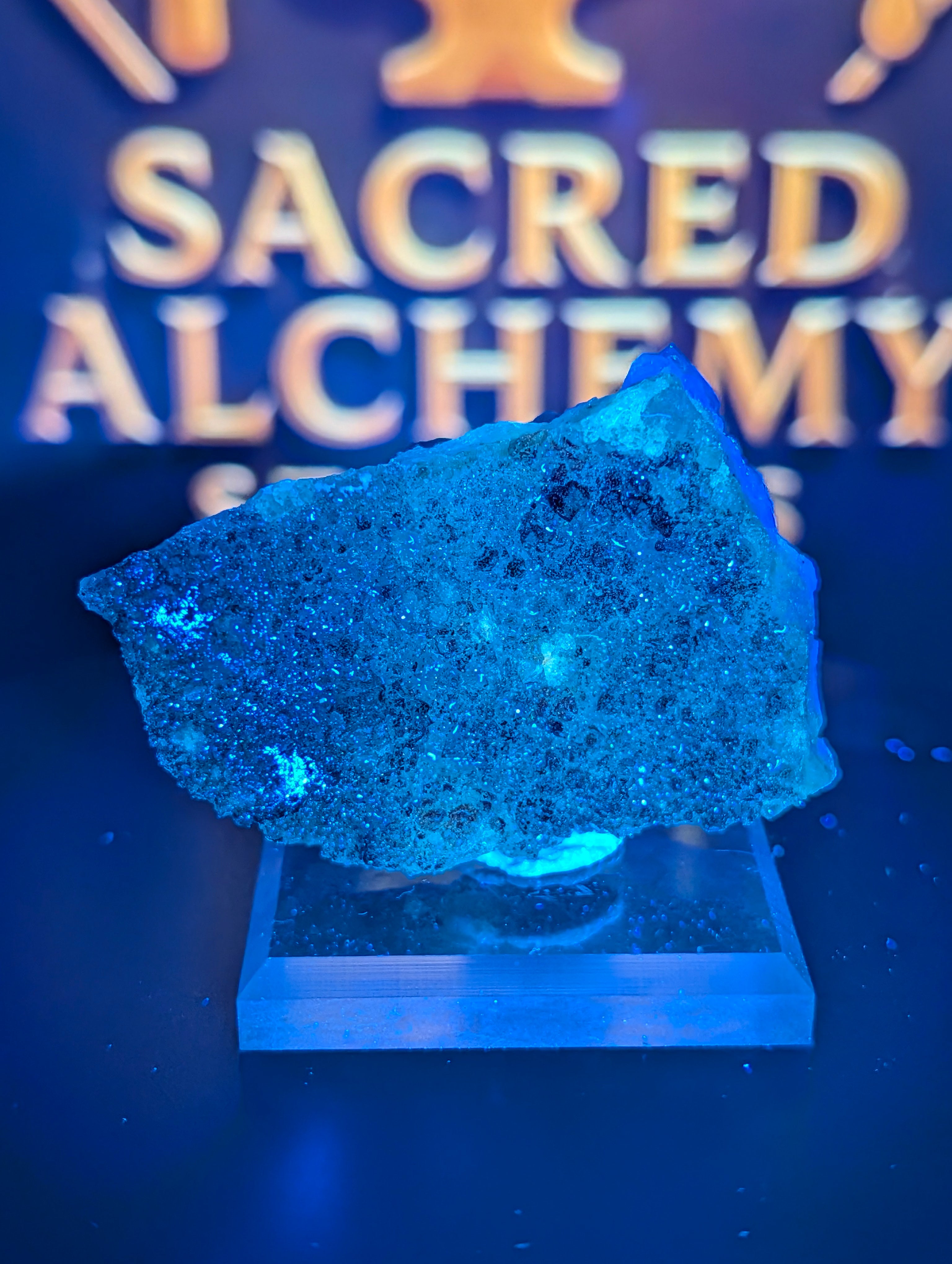 Fluorite with Calcite & Hematite – Sourced from the Uranus Mine, Germany by Sacred Alchemy Studios