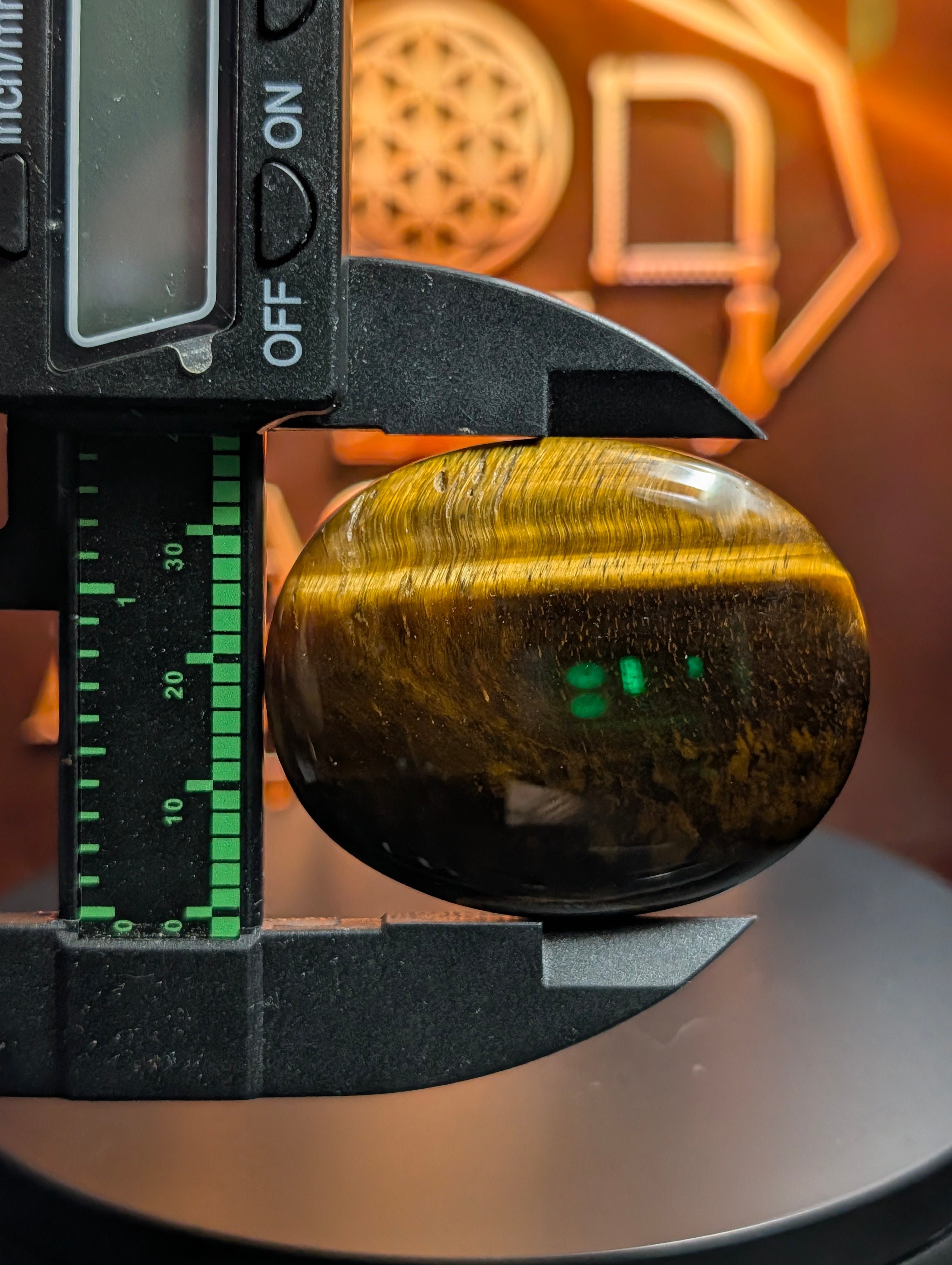 Tiger’s Eye - Polished Oval Pendant Stone by Sacred Alchemy Studios