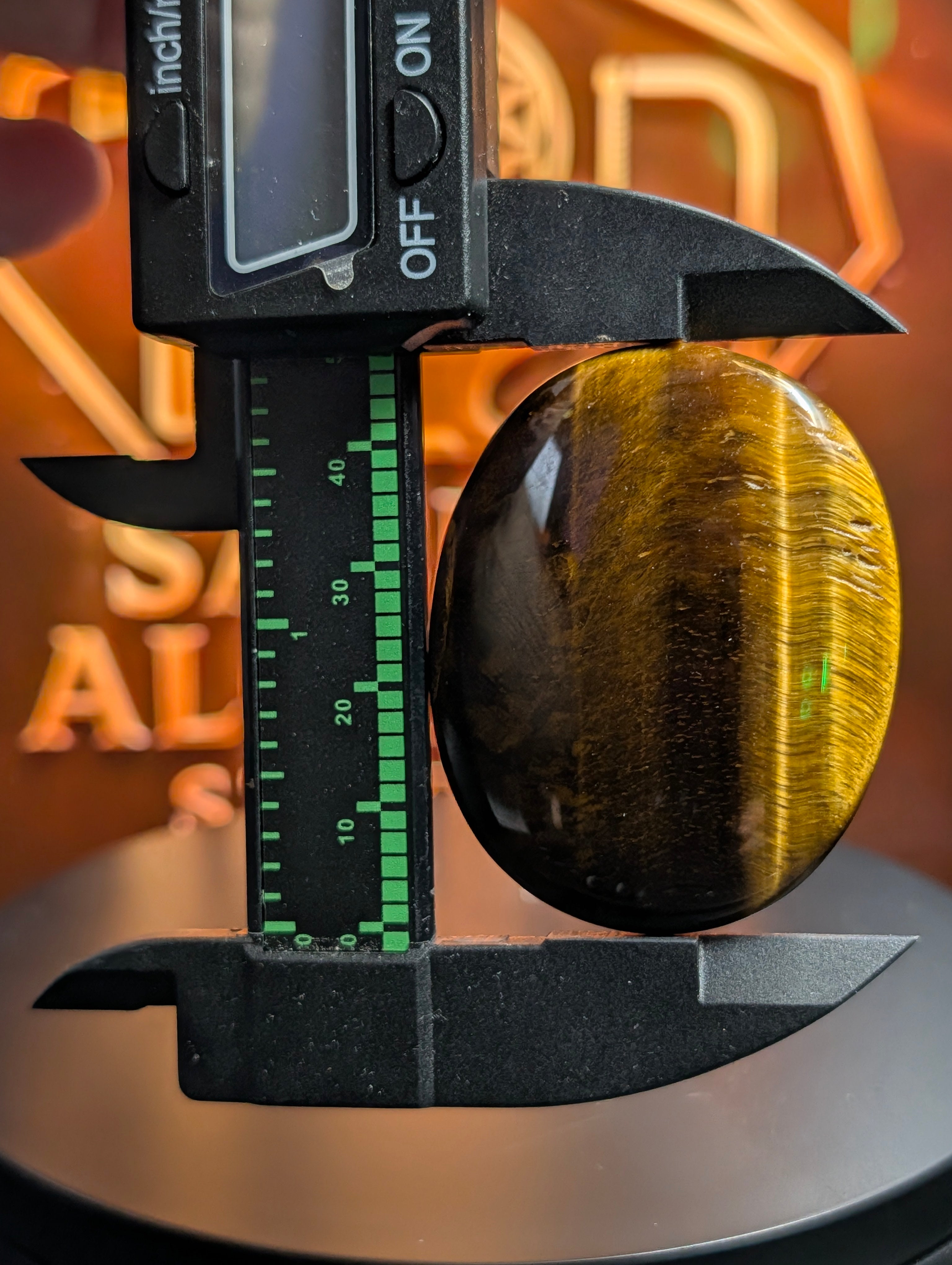 Tiger’s Eye - Polished Oval Pendant Stone by Sacred Alchemy Studios