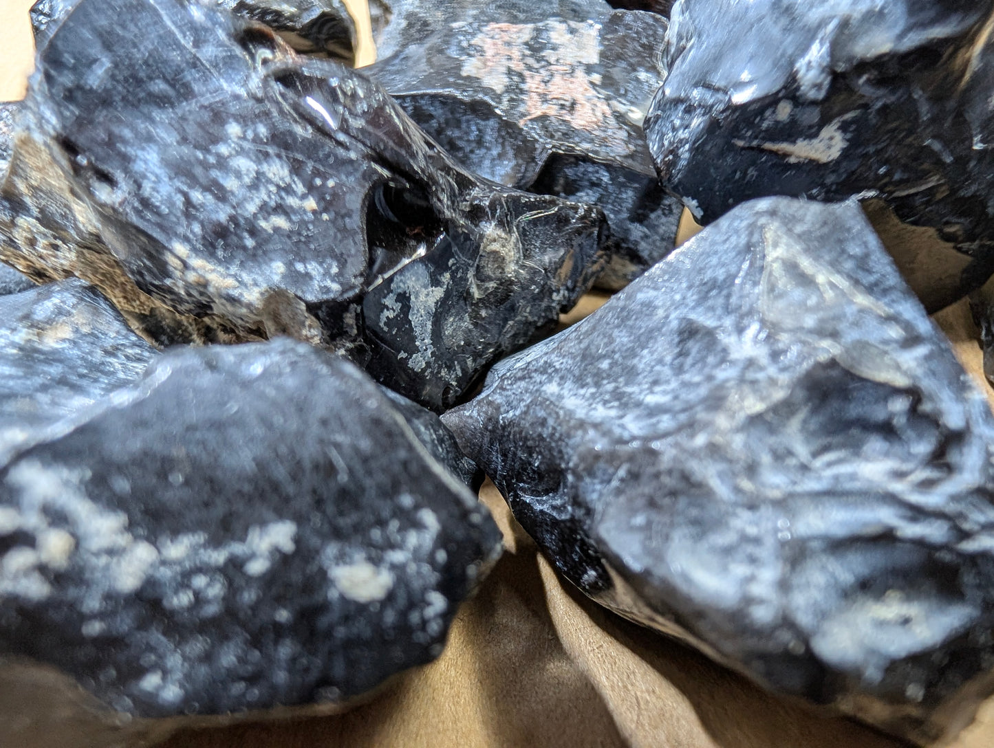 Obsidian Raw | Natural Volcanic Glass Specimen per piece