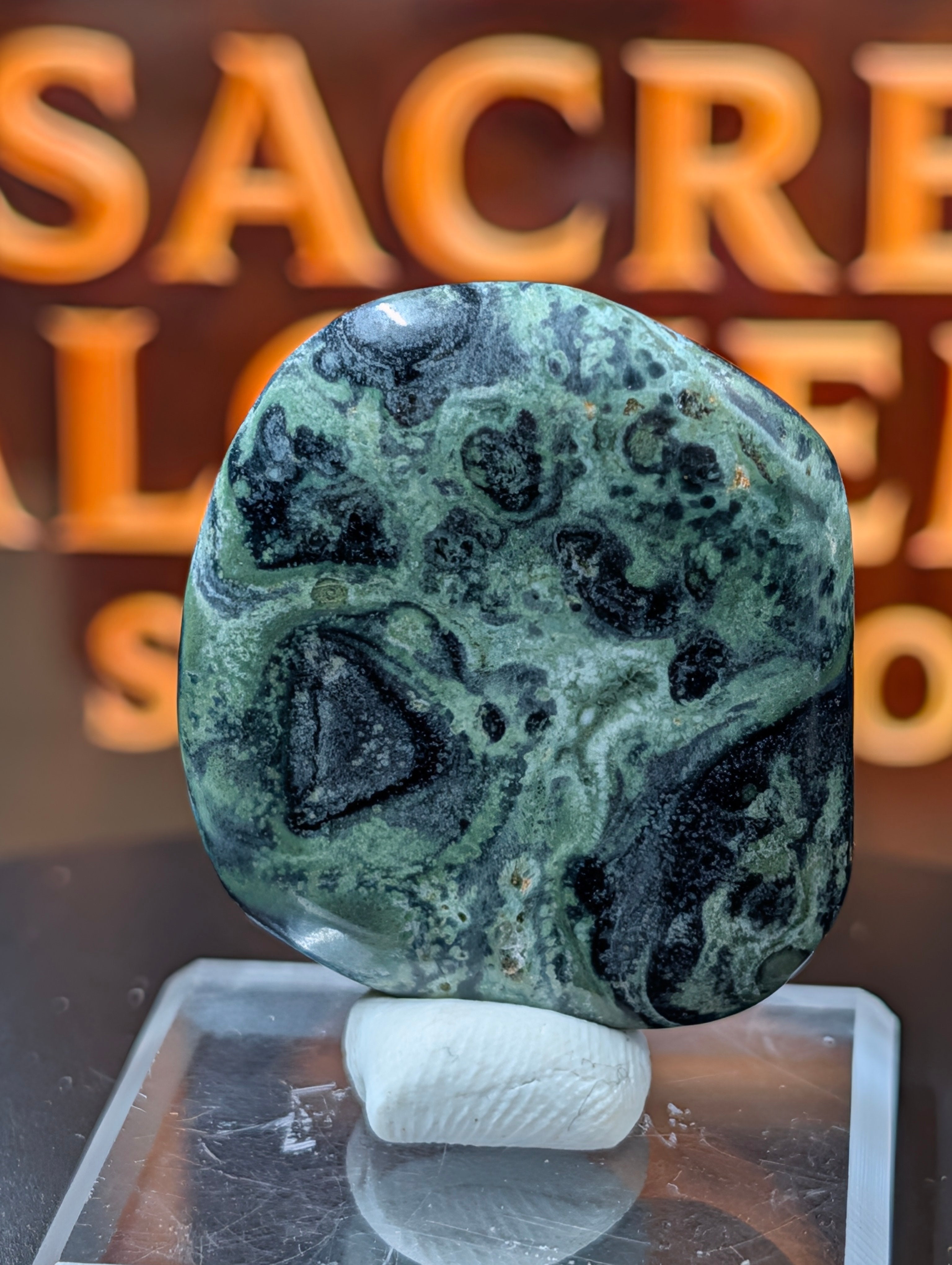 Kambaba Jasper | Polished Oval Cabochon for Wire Wrapping by Sacred Alchemy Studios