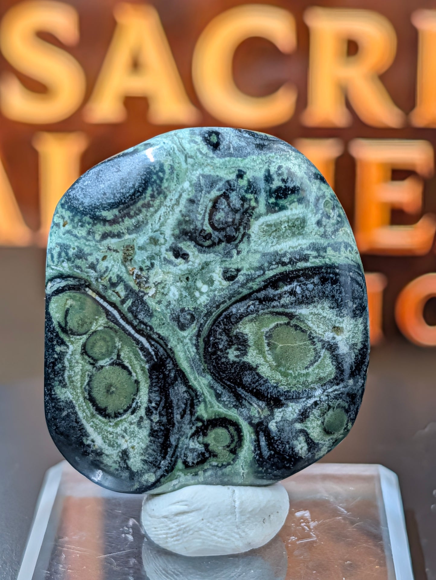 Kambaba Jasper | Polished Oval Cabochon for Wire Wrapping