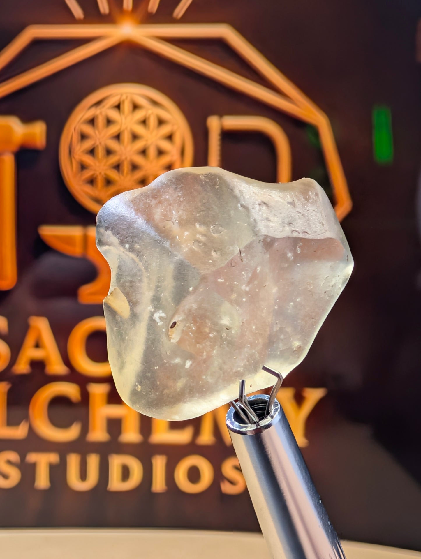 Libyan Desert Glass | Golden Tektite Specimen