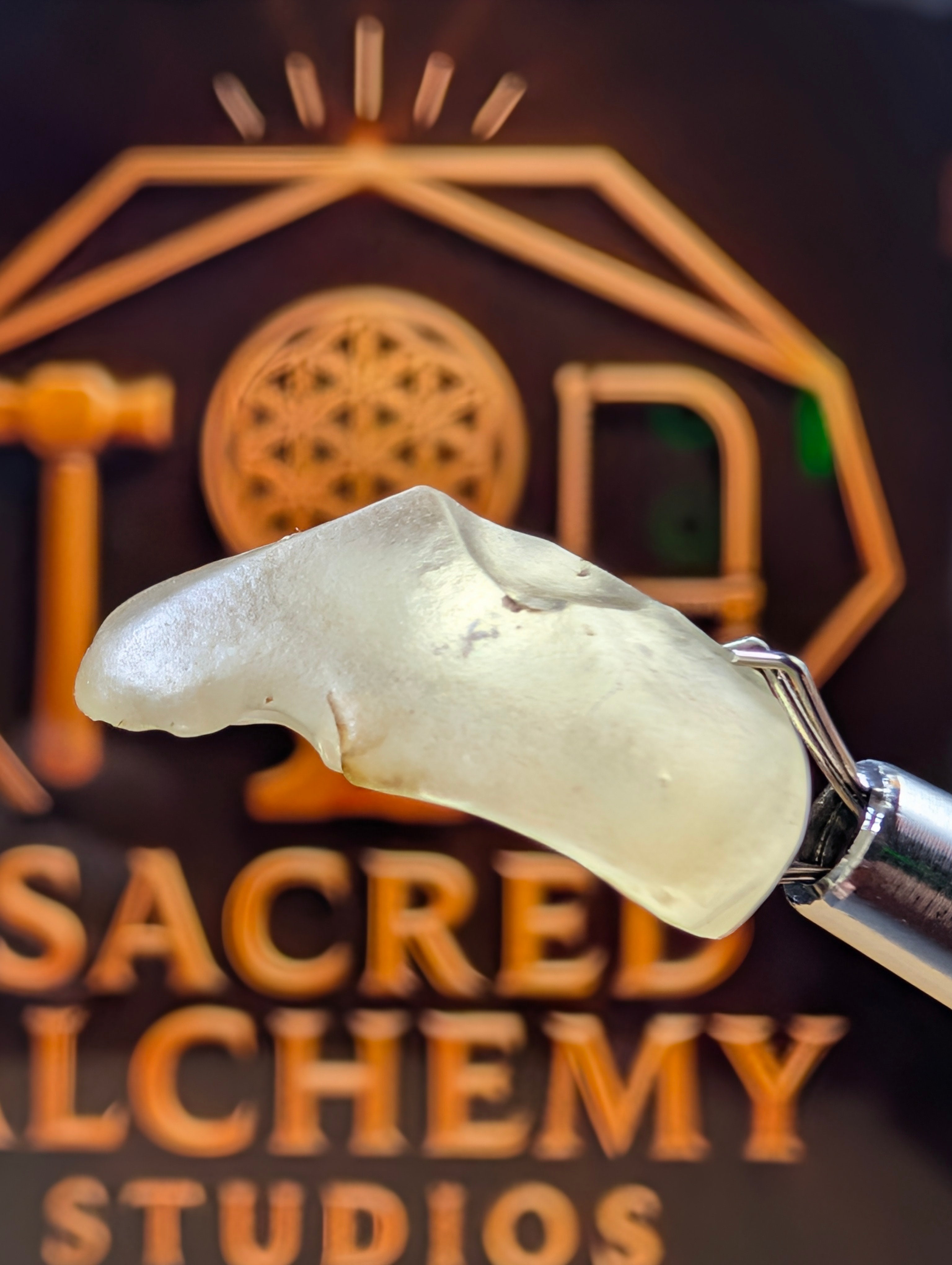 Libyan Desert Glass | Golden Tektite Specimen by Sacred Alchemy Studios