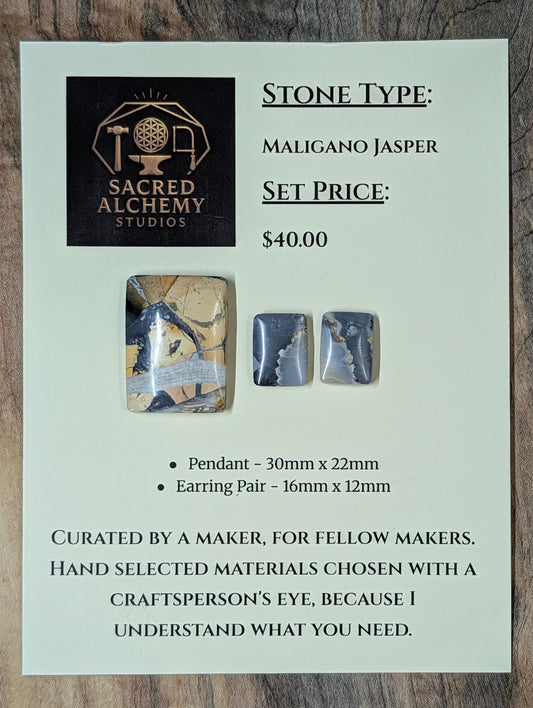 Rectangle Shape - Maligano Jasper - Design-Ready Calibrated Sets