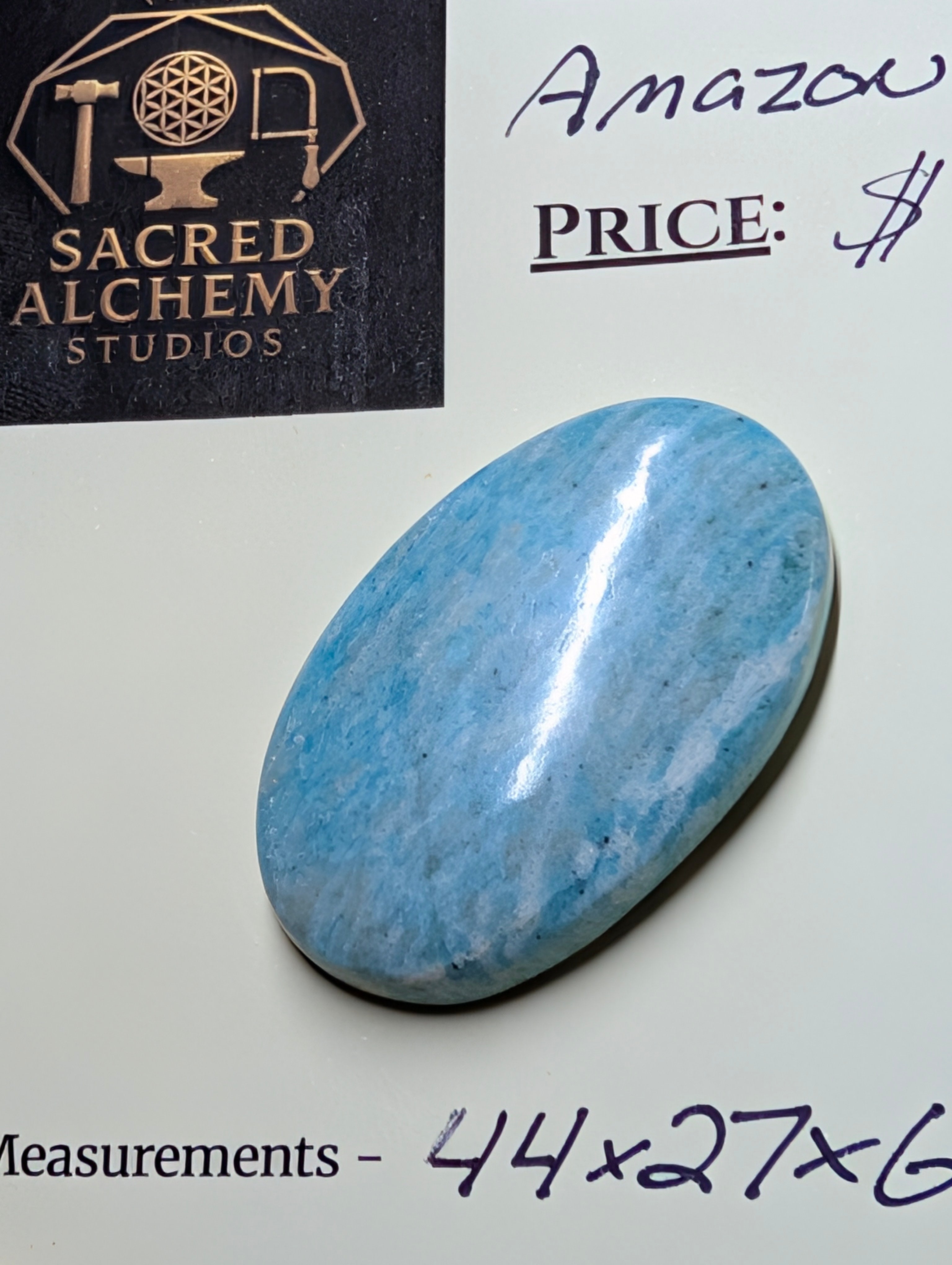Amazonite Cabochon - Colorado by Sacred Alchemy Studios
