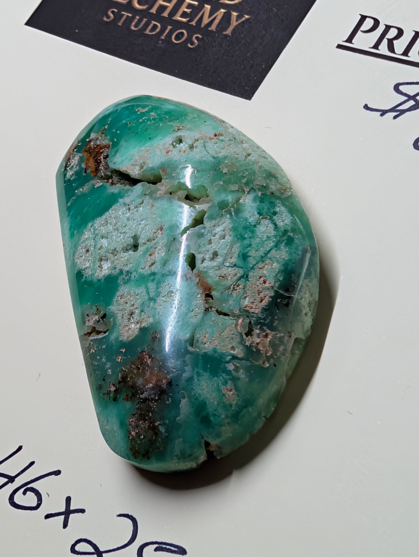 Chrysoprase Cabochon - Tanzania