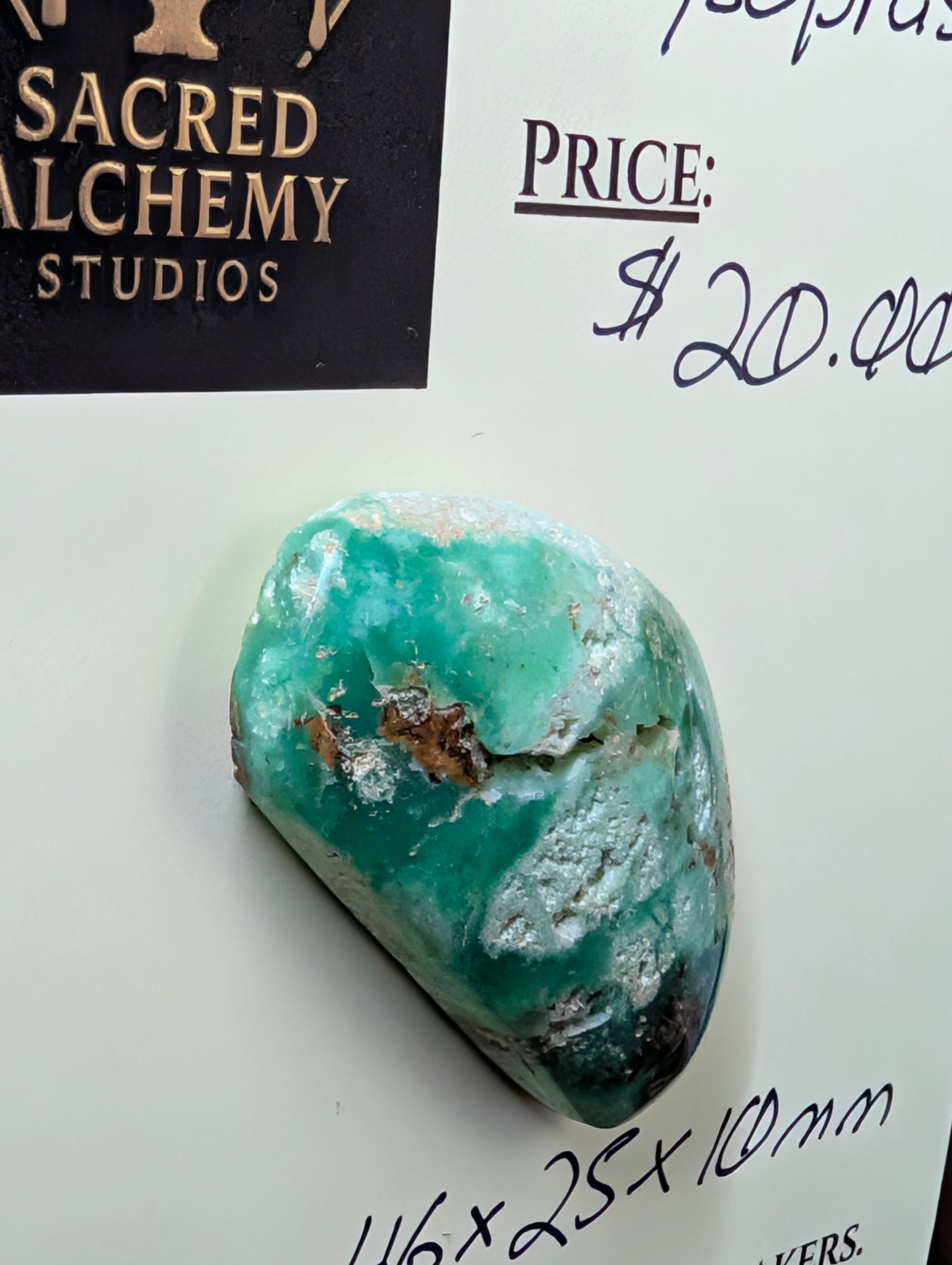 Chrysoprase Cabochon - Tanzania
