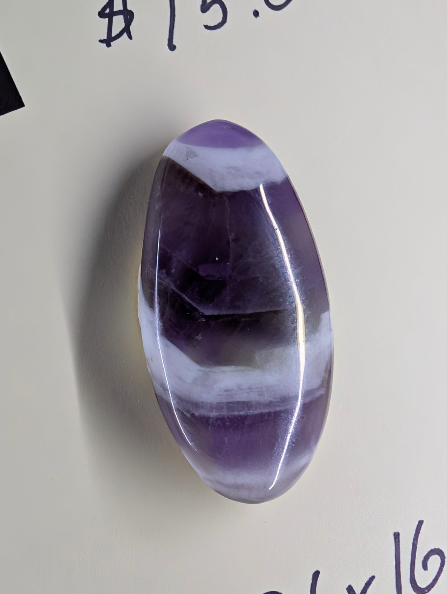 Amethyst - Chevron Amethyst - Rwanda - Cabochon - Distinctive Banding