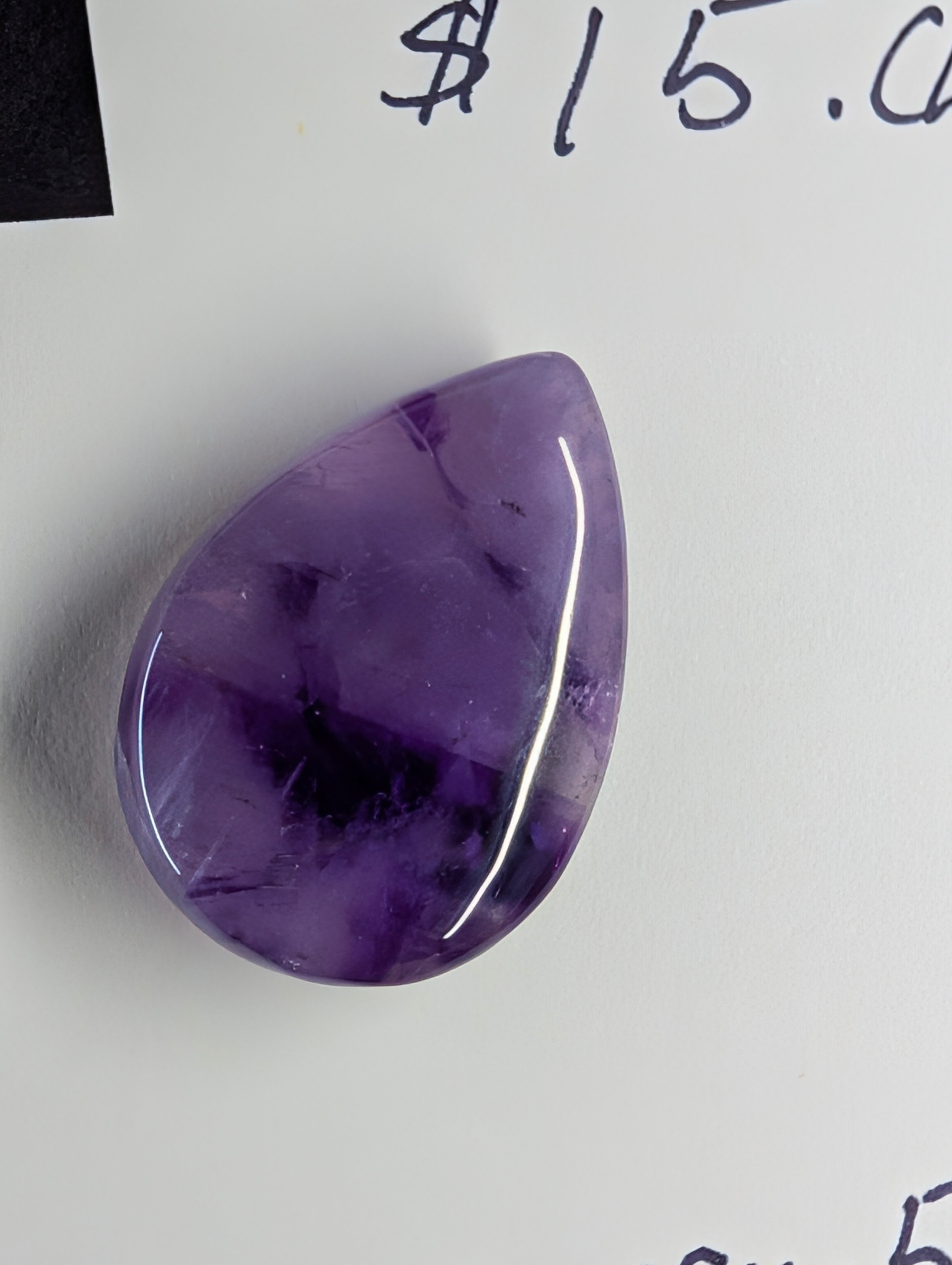 Amethyst - Rwanda - Cabochon - Distinctive Banding by Sacred Alchemy Studios