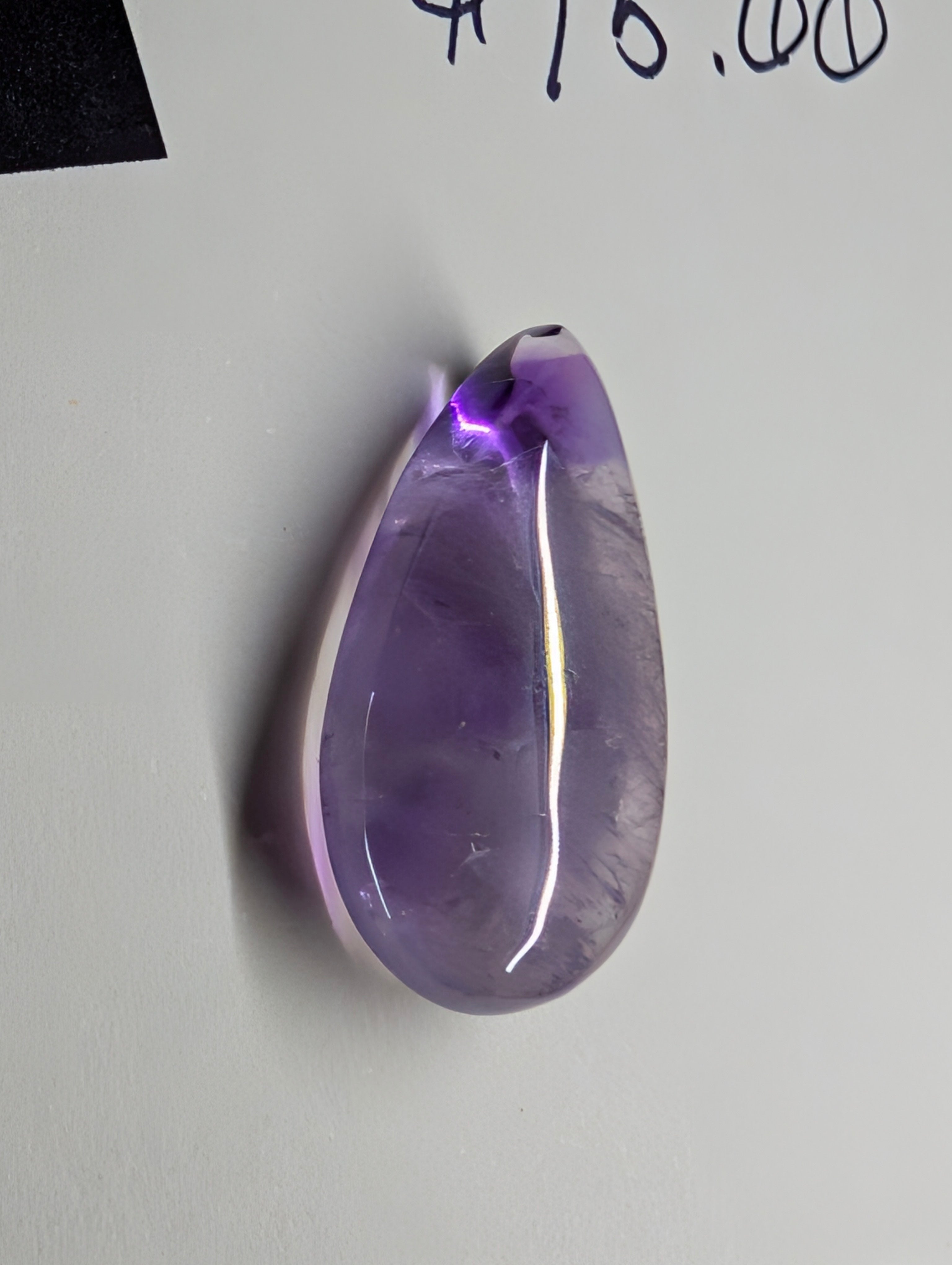 Amethyst - Rwanda - Cabochon - Distinctive Banding by Sacred Alchemy Studios