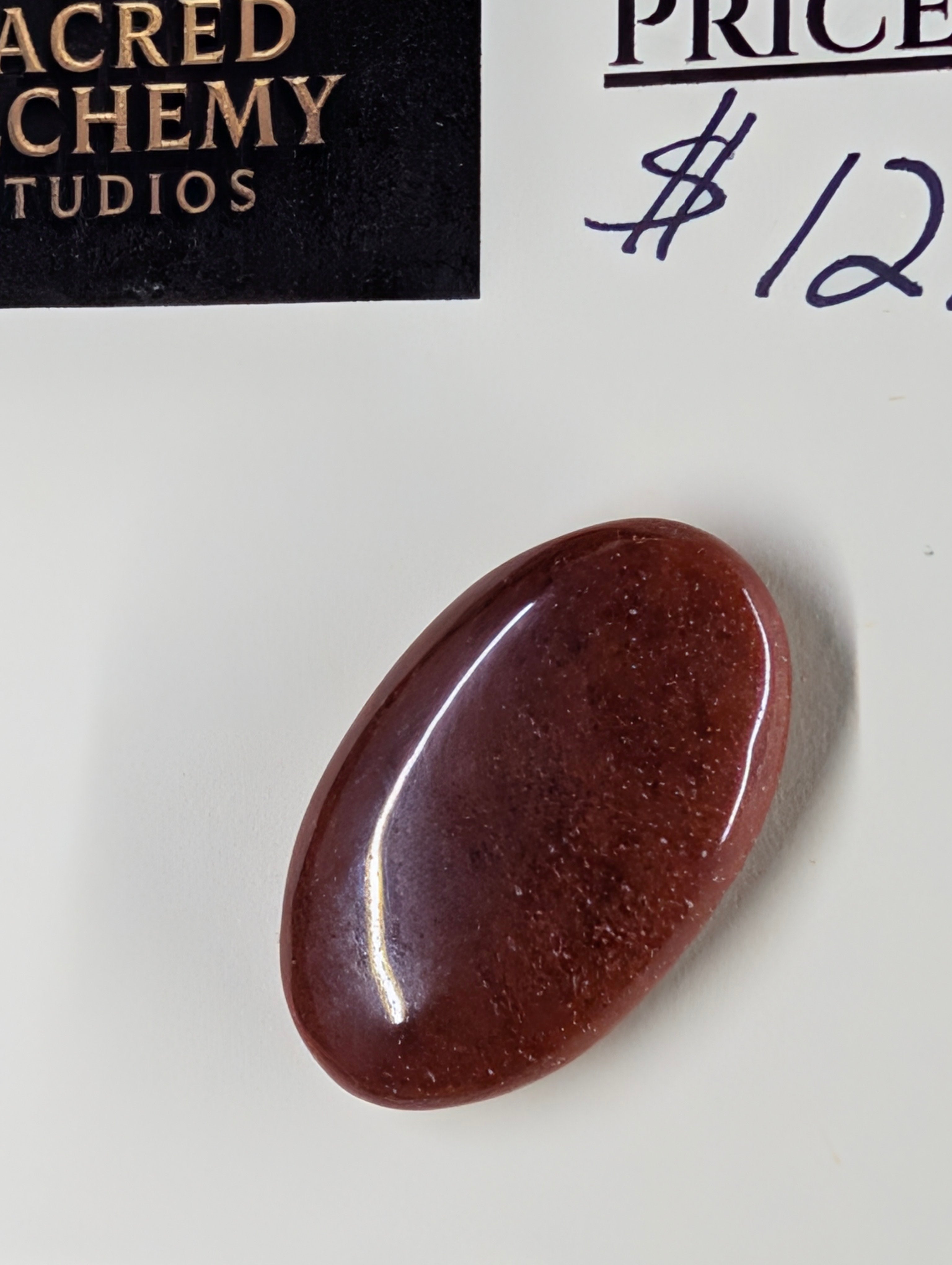 Aventurine - Peach - Oval Cabochon by Sacred Alchemy Studios