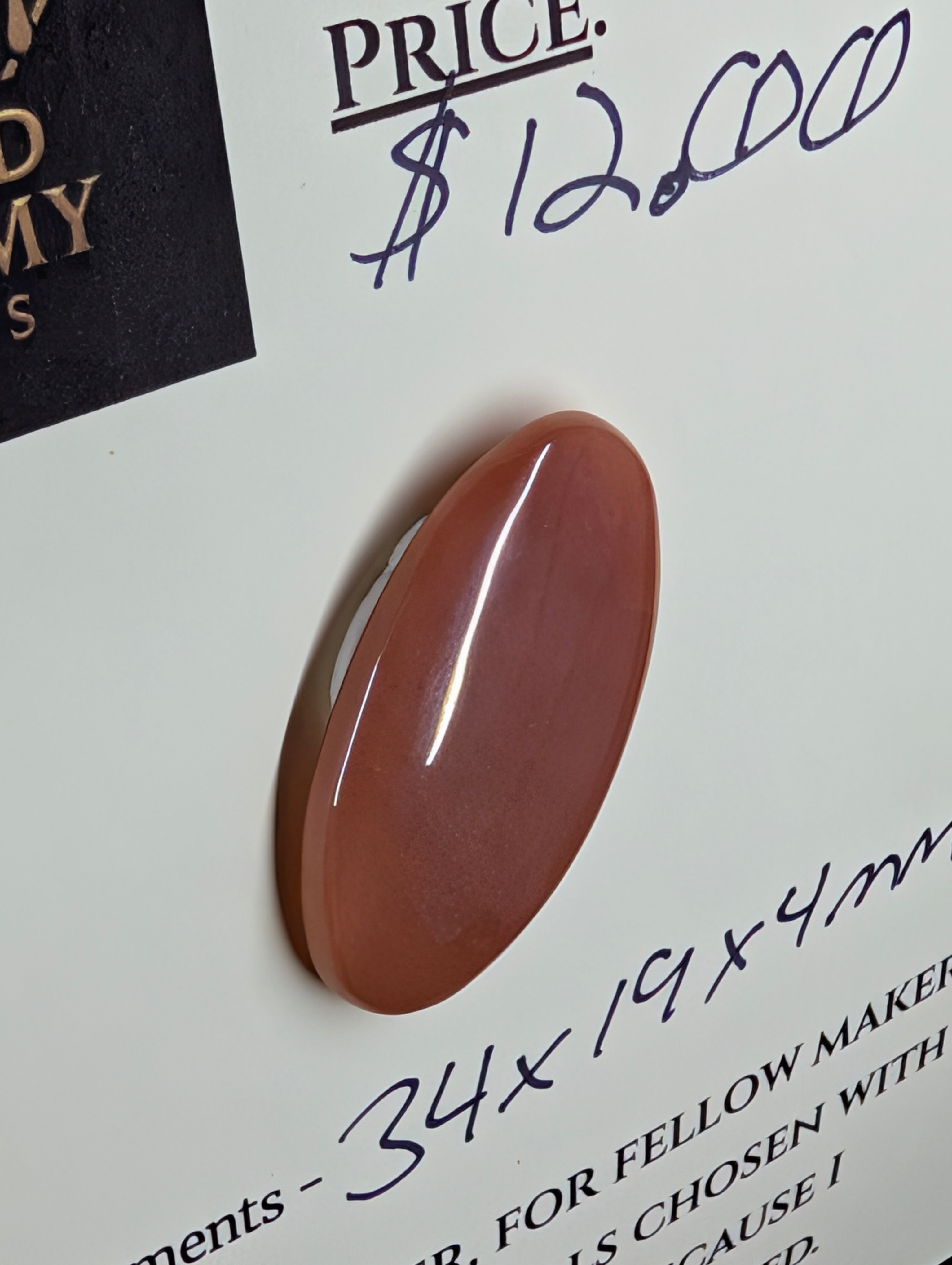 Aventurine - Peach - Oval Cabochon by Sacred Alchemy Studios