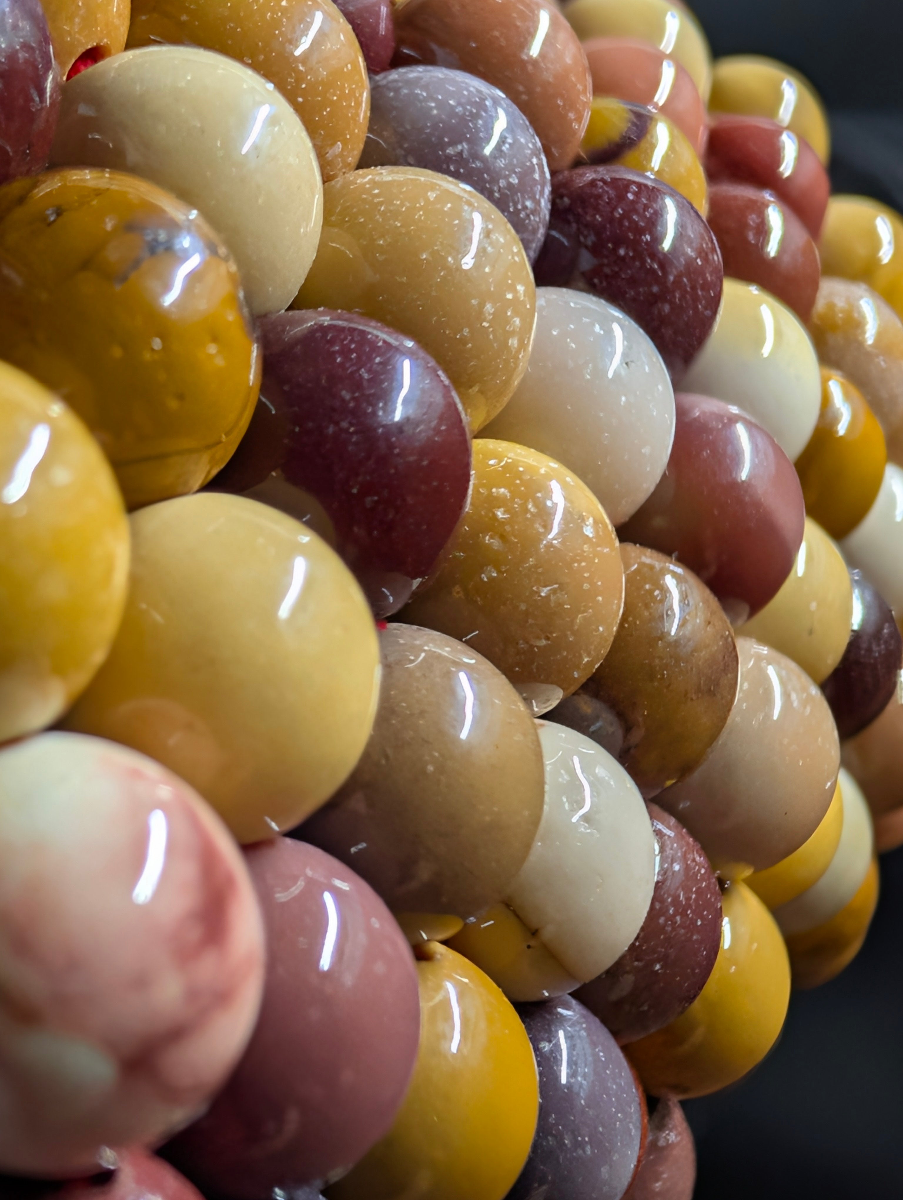 Mookaite Jasper Bracelet – Earthy Radiance – 8mm Natural Stone by Sacred Alchemy Studios