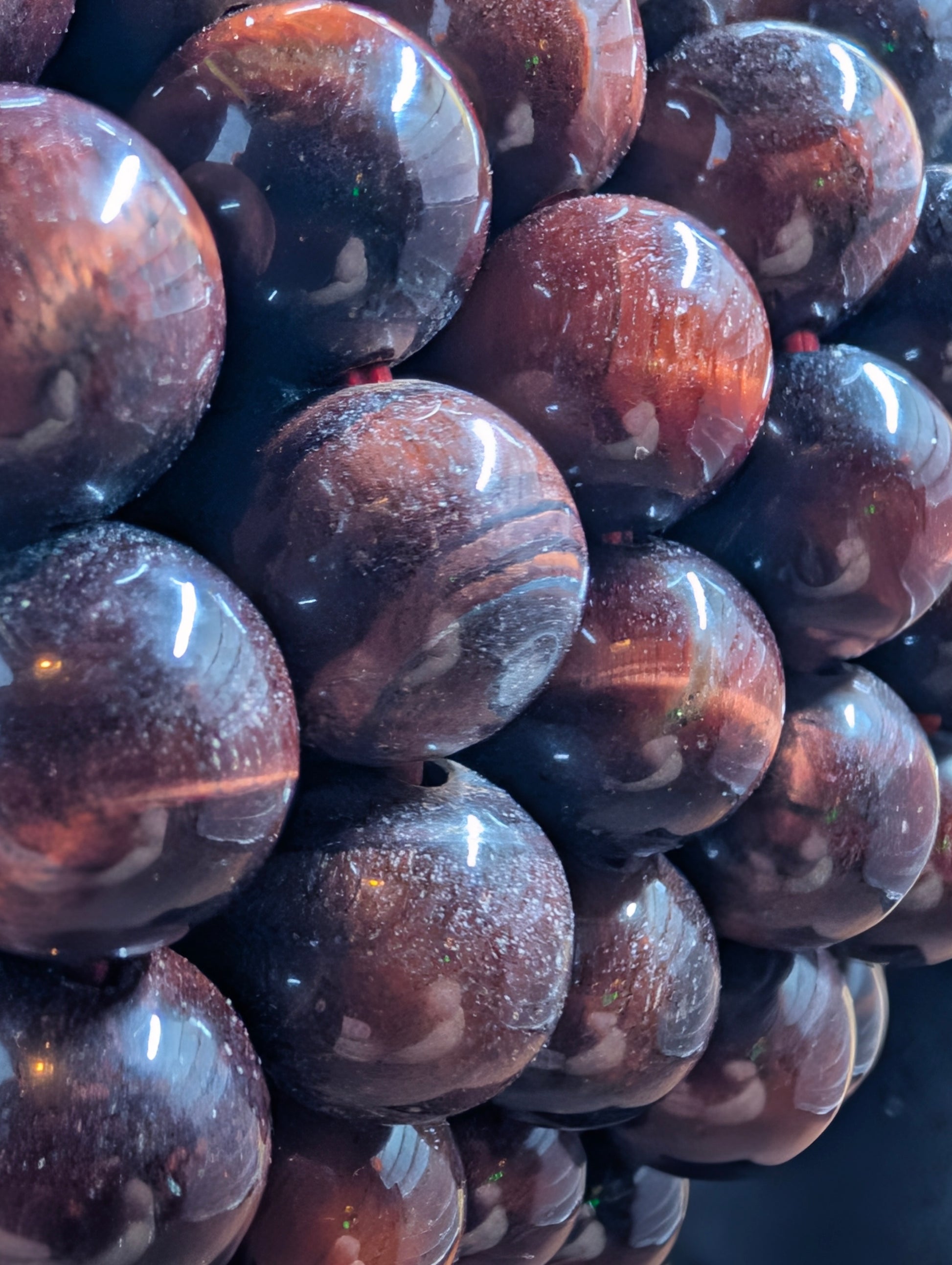 Red Tiger’s Eye Bracelet – Bold Grounding – 10mm Natural Stone by Sacred Alchemy Studios