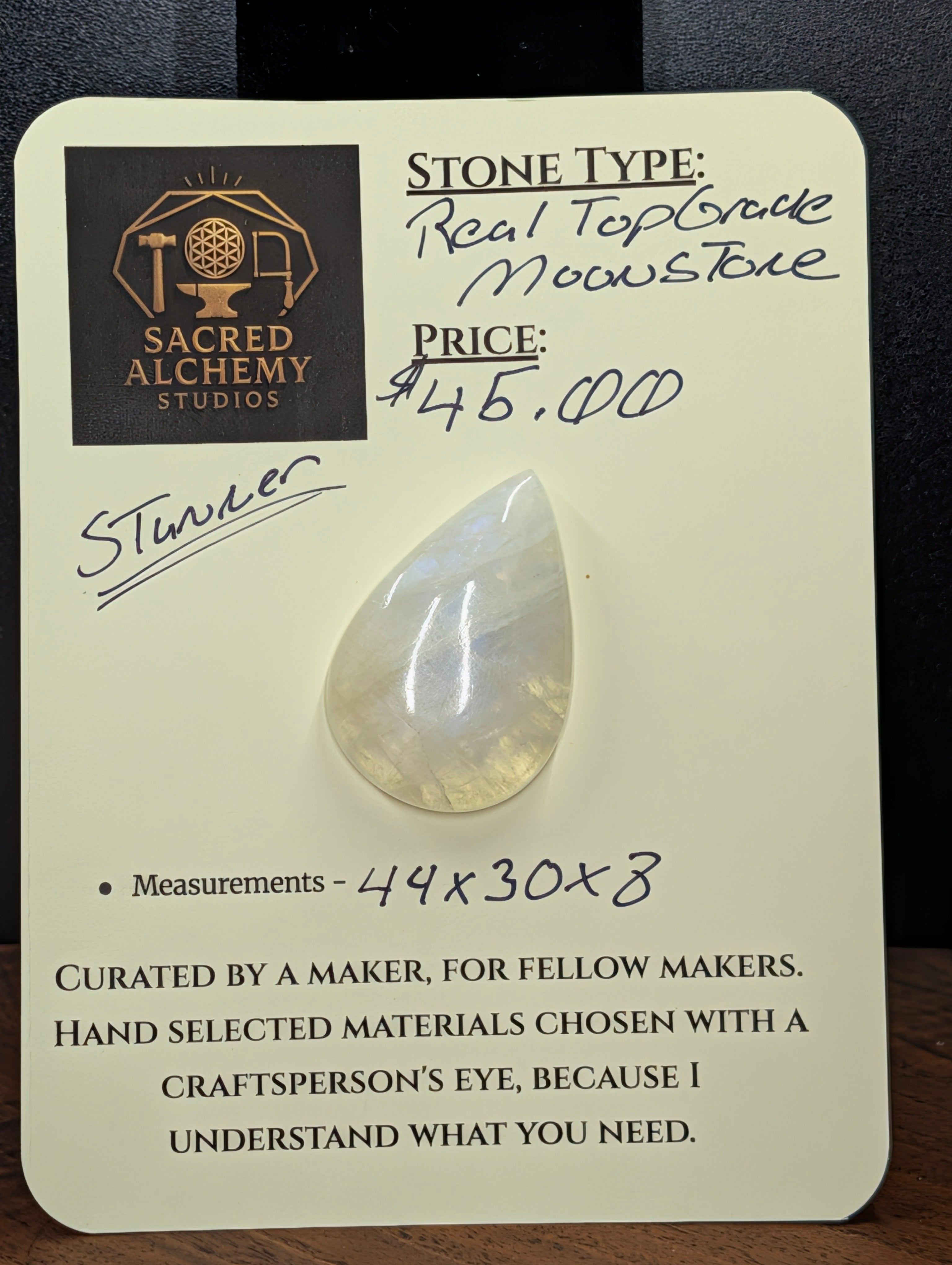 Moonstone - Real Orthoclase Moonstone - Top Grade by Sacred Alchemy Studios