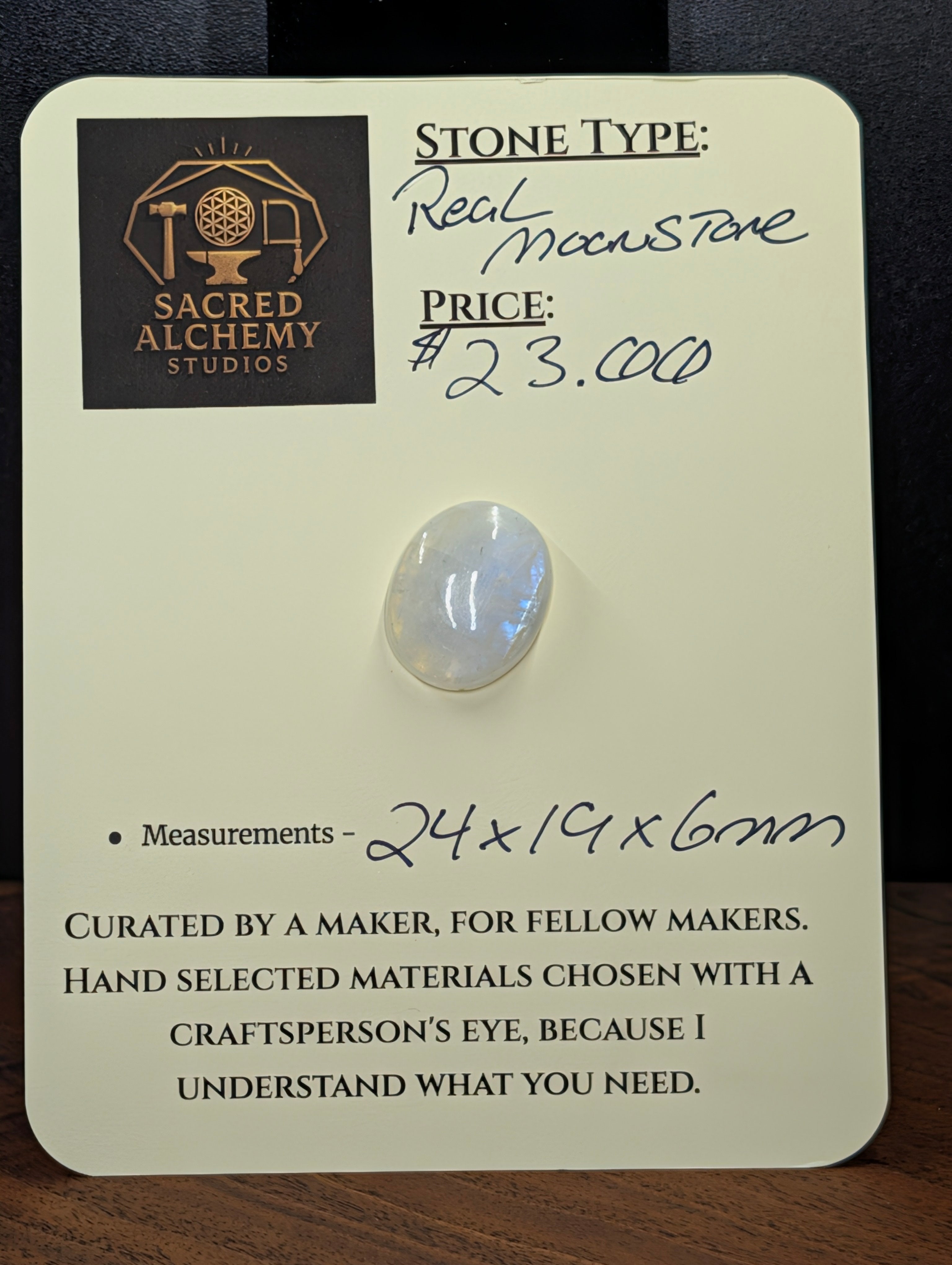 Moonstone - Real Orthoclase Moonstone - Top Grade by Sacred Alchemy Studios