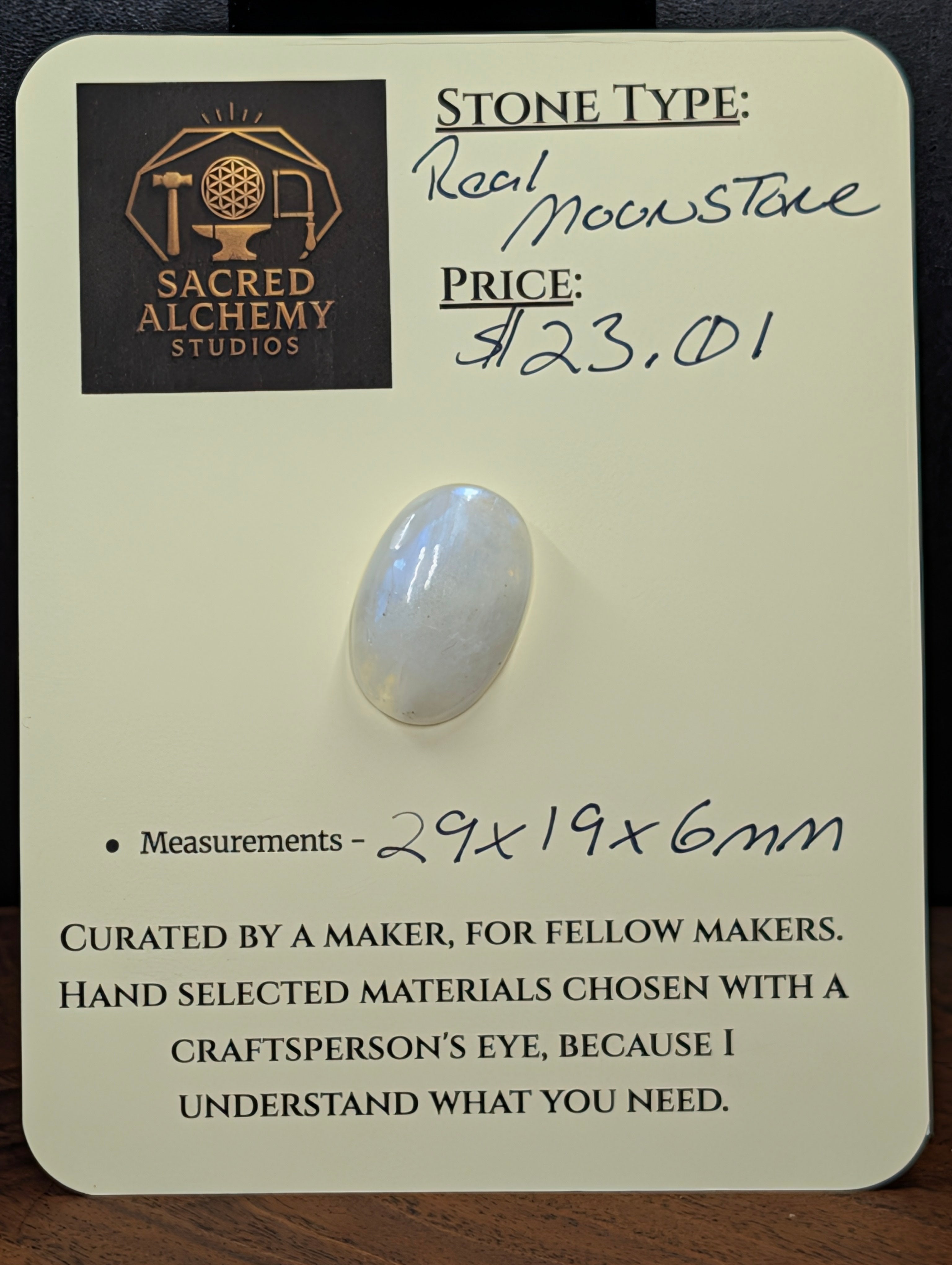 Moonstone - Real Orthoclase Moonstone - Top Grade by Sacred Alchemy Studios