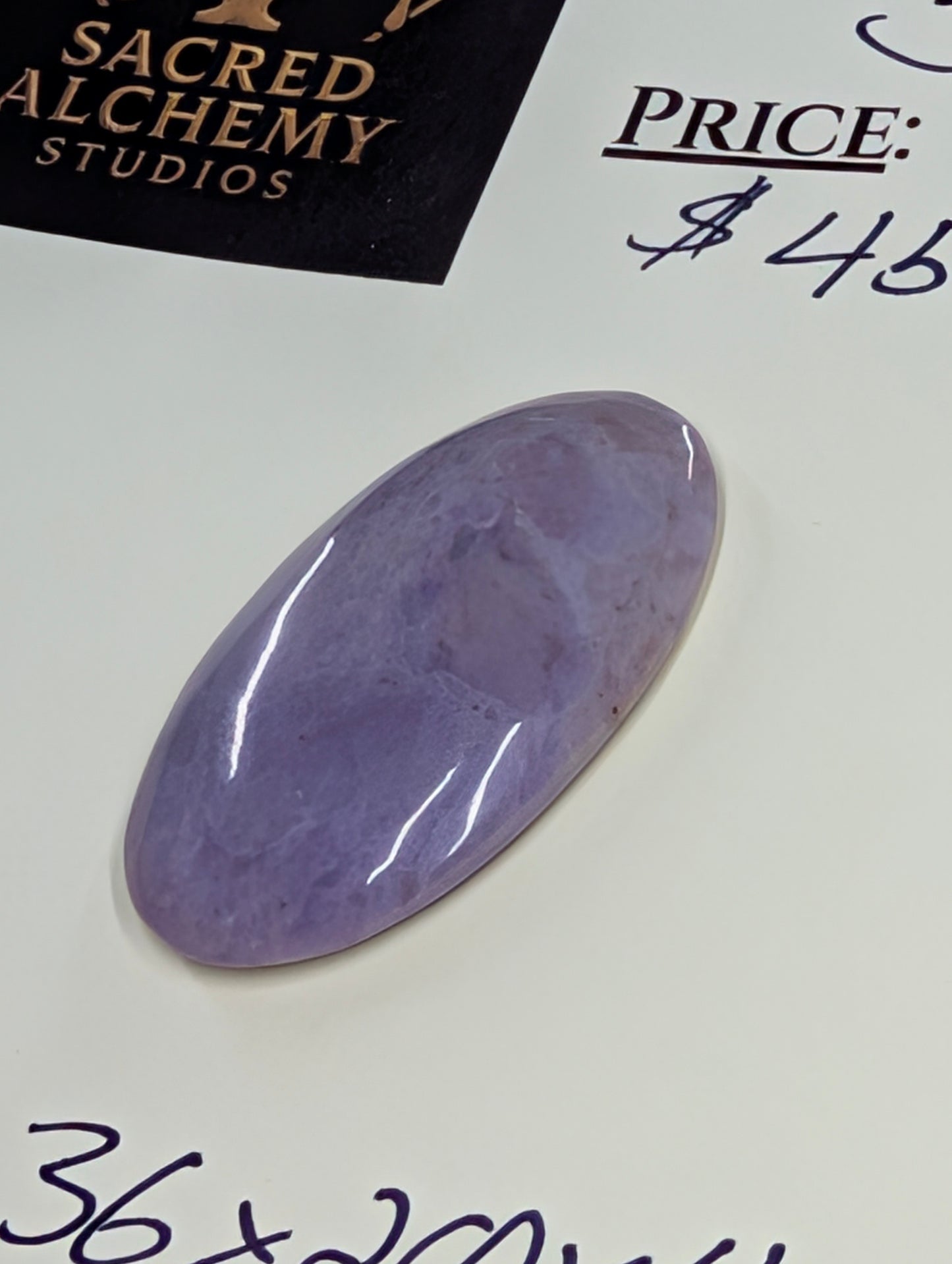 Purple Jade  - Turkey - Bursa Region - 1 Cabochon