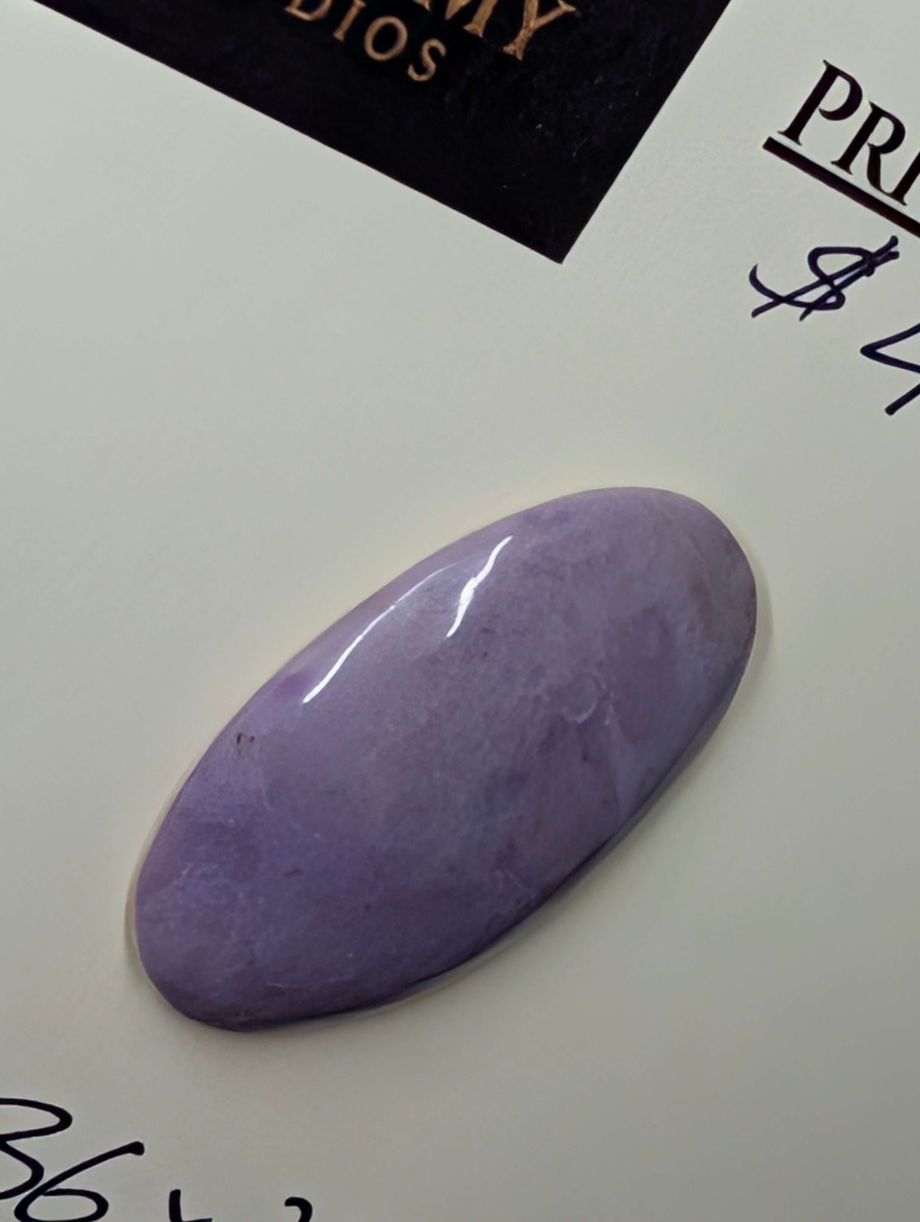 Purple Jade - Turkey - Bursa Region - 1 Cabochon by Sacred Alchemy Studios