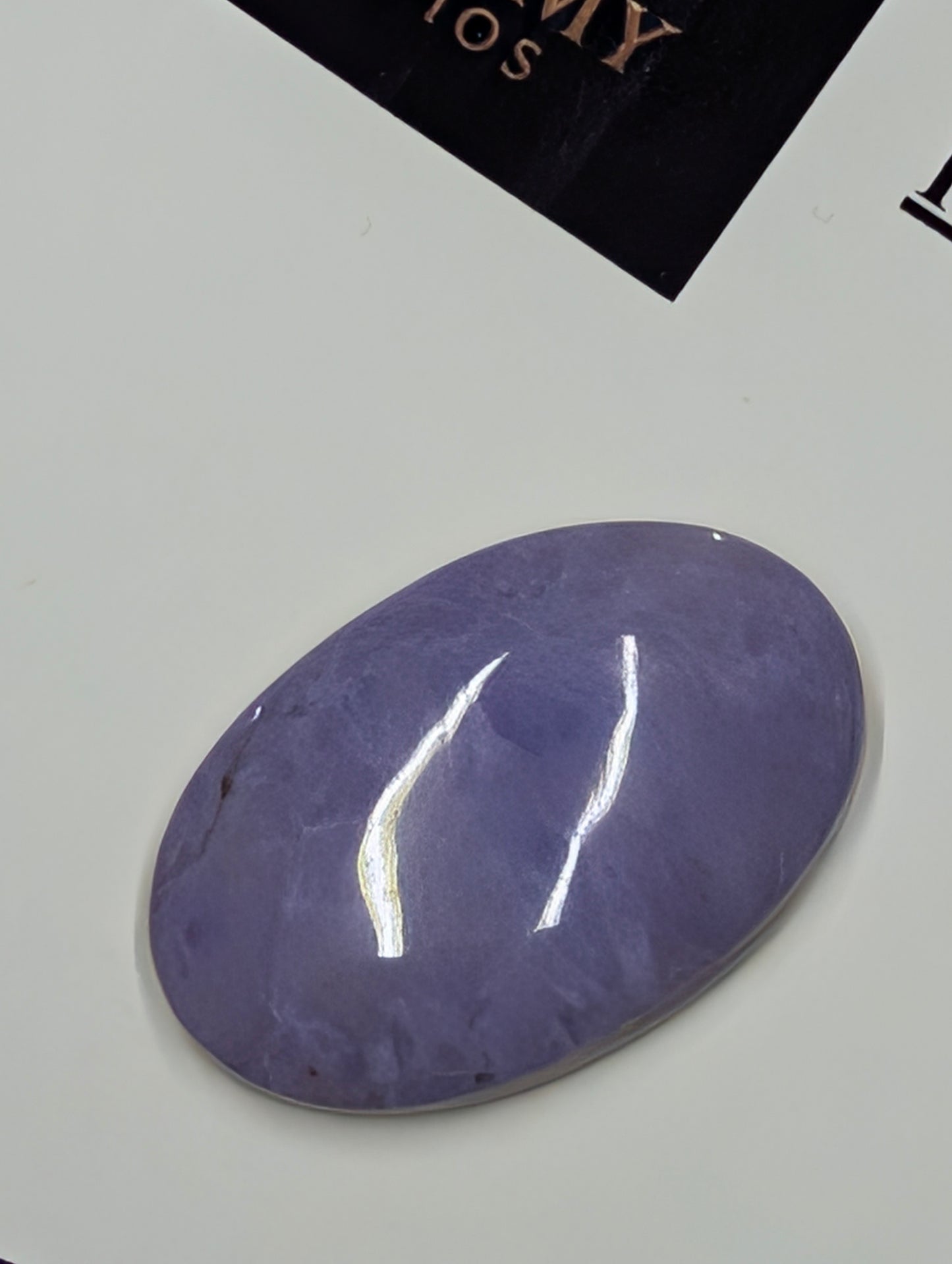 Purple Jade  - Turkey - Bursa Region - 1 Cabochon