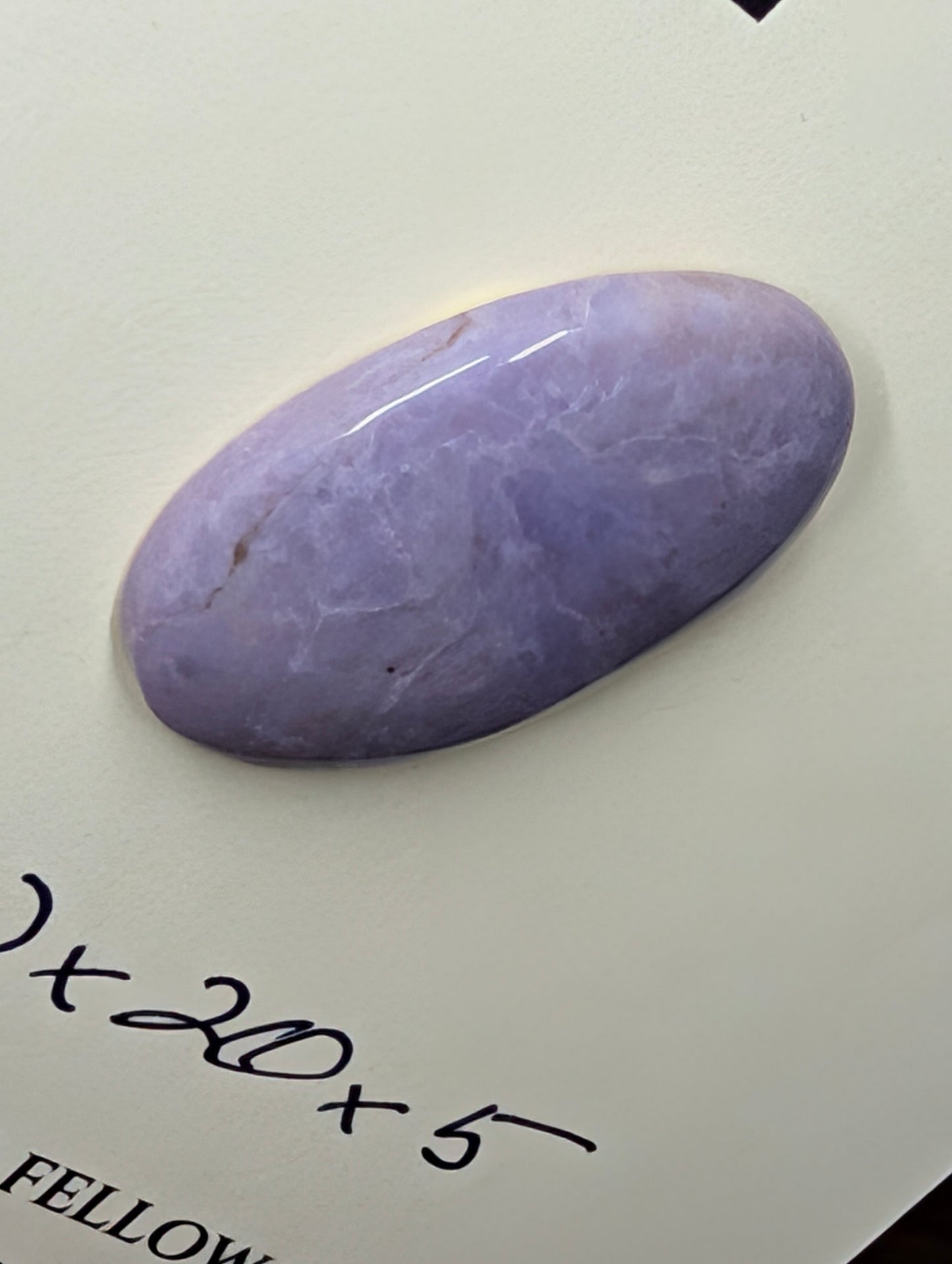 Purple Jade  - Turkey - Bursa Region - 1 Cabochon