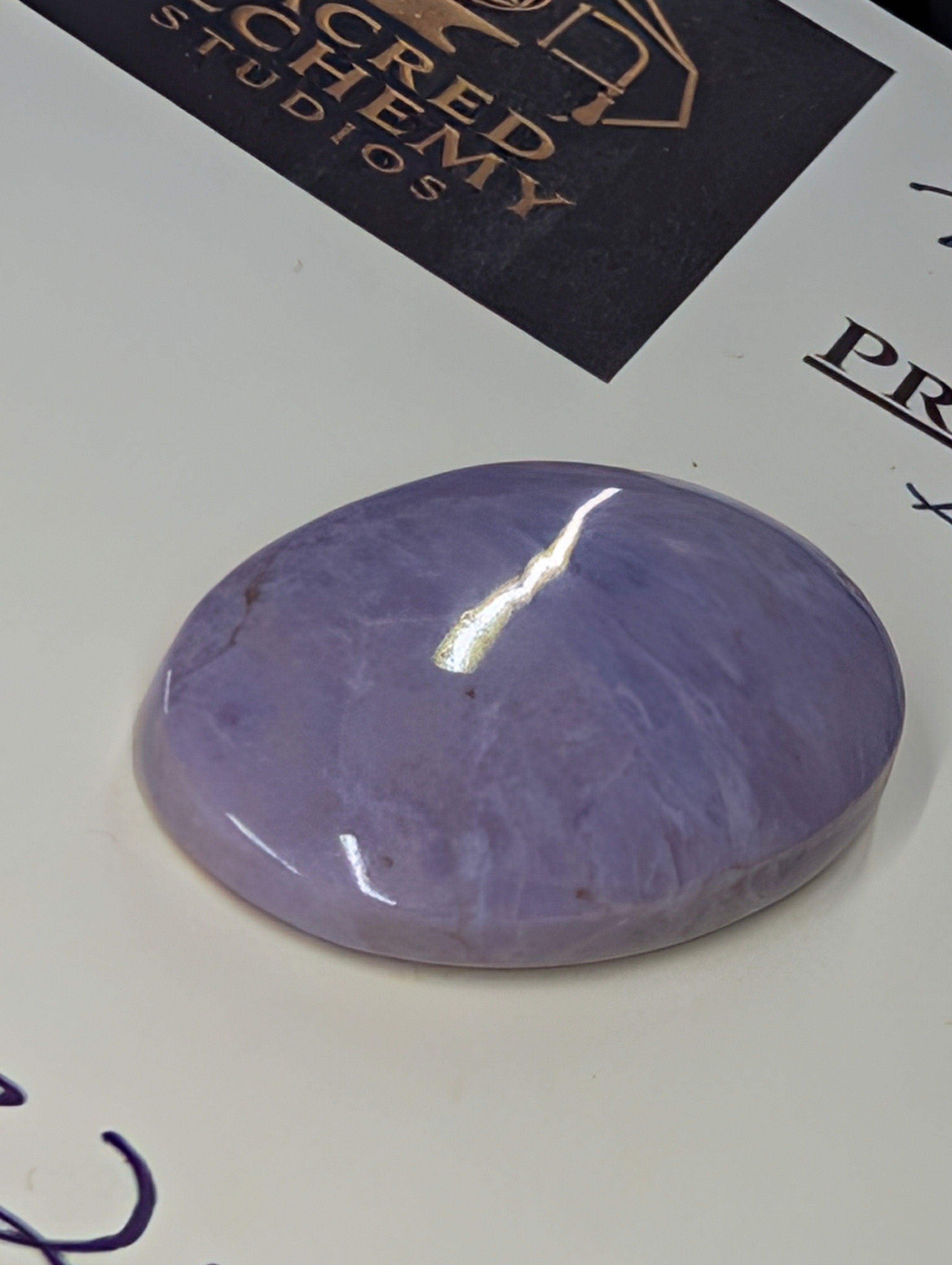 Purple Jade - Turkey - Bursa Region - 1 Cabochon by Sacred Alchemy Studios