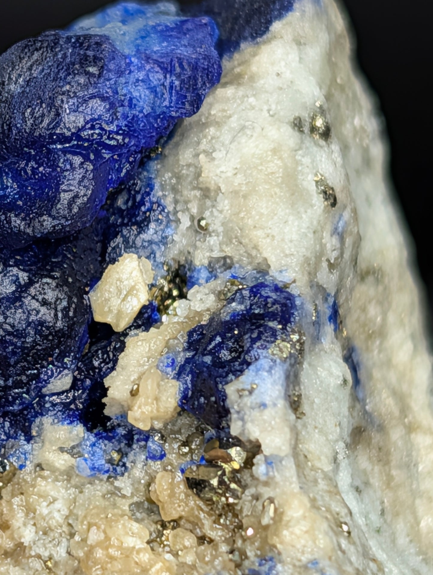 Lazurite with Afghanite & Pyrite Specimen - Afghanistan - UV Reactive