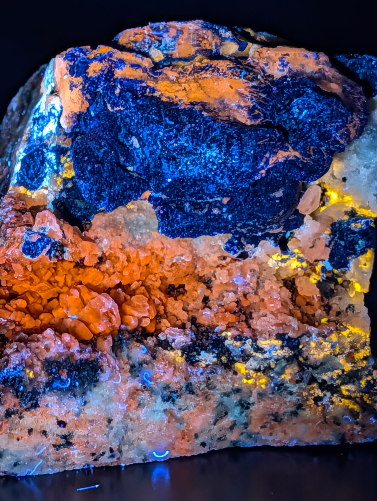 Lazurite with Afghanite & Pyrite Specimen - Afghanistan - UV Reactive