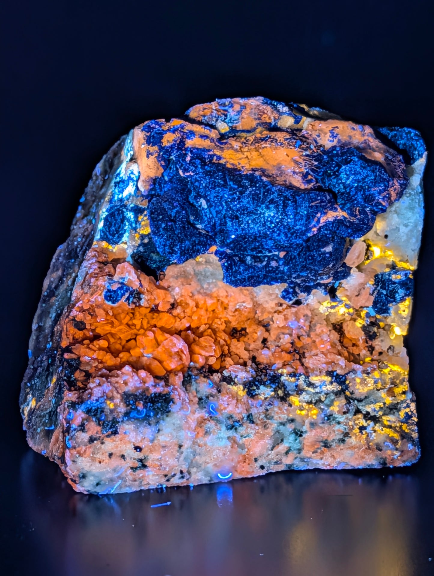 Lazurite with Afghanite & Pyrite Specimen - Afghanistan - UV Reactive