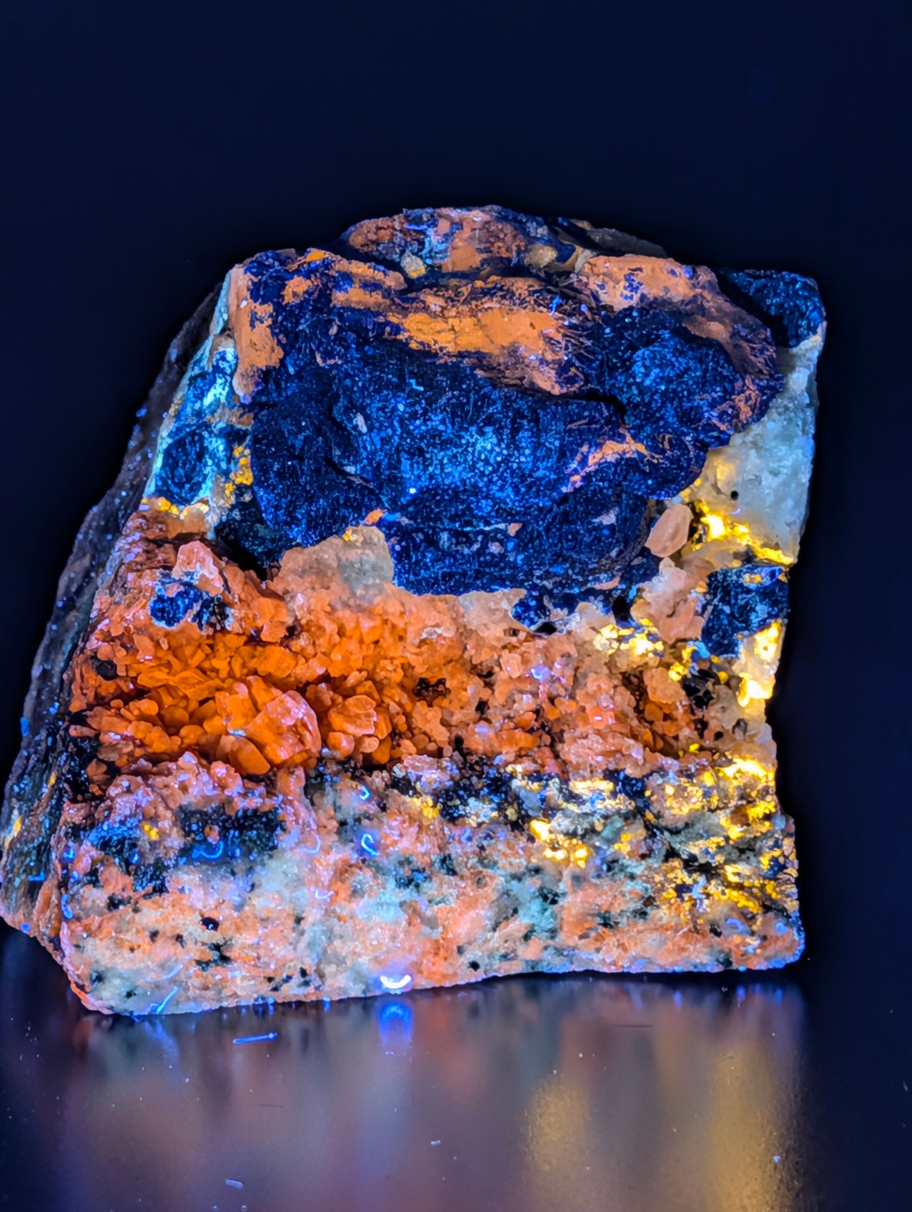 Lazurite with Afghanite & Pyrite Specimen - Afghanistan - UV Reactive by Sacred Alchemy Studios