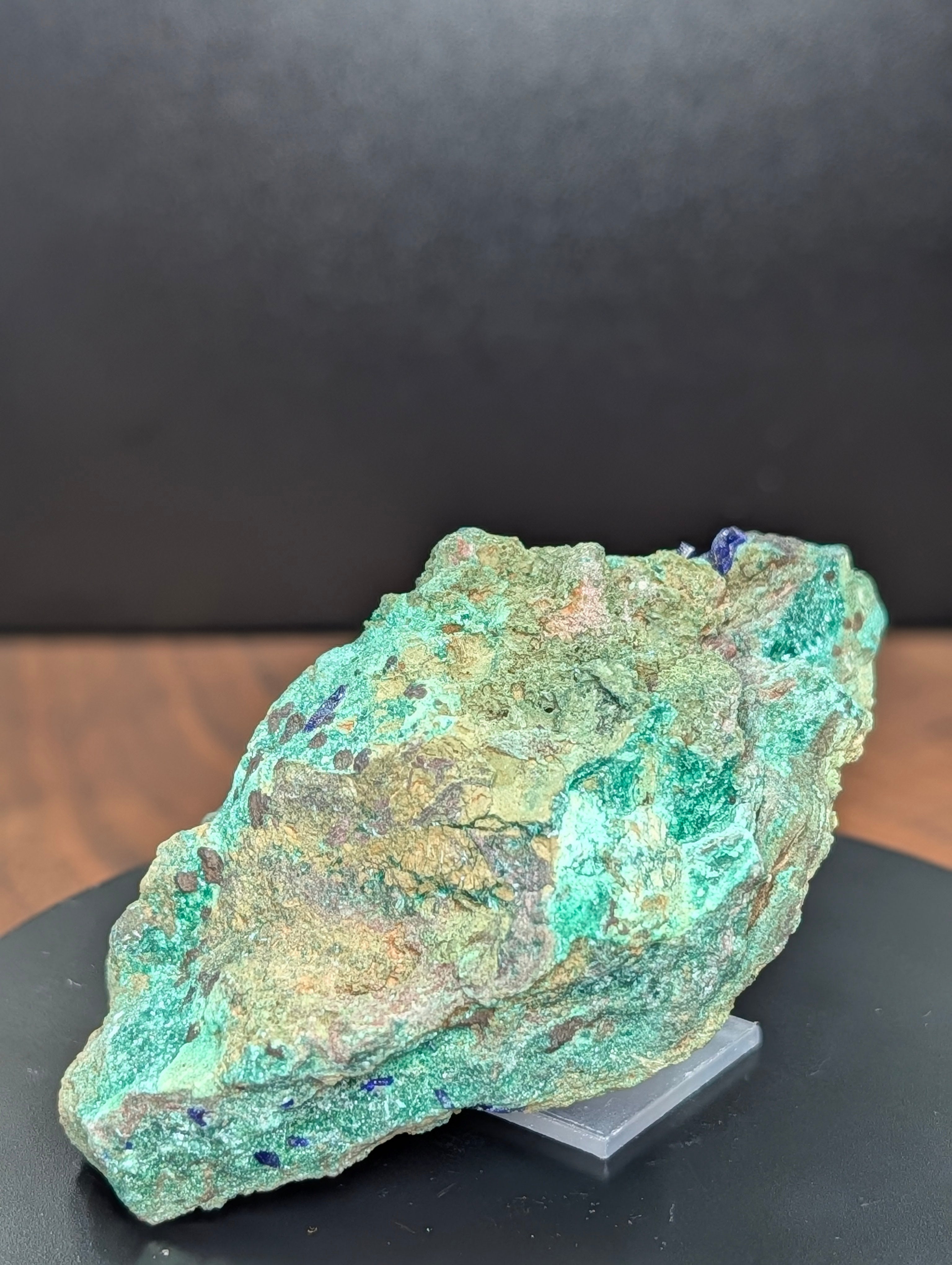 Malachite and Azurite (Morenci, Arizona) by Sacred Alchemy Studios