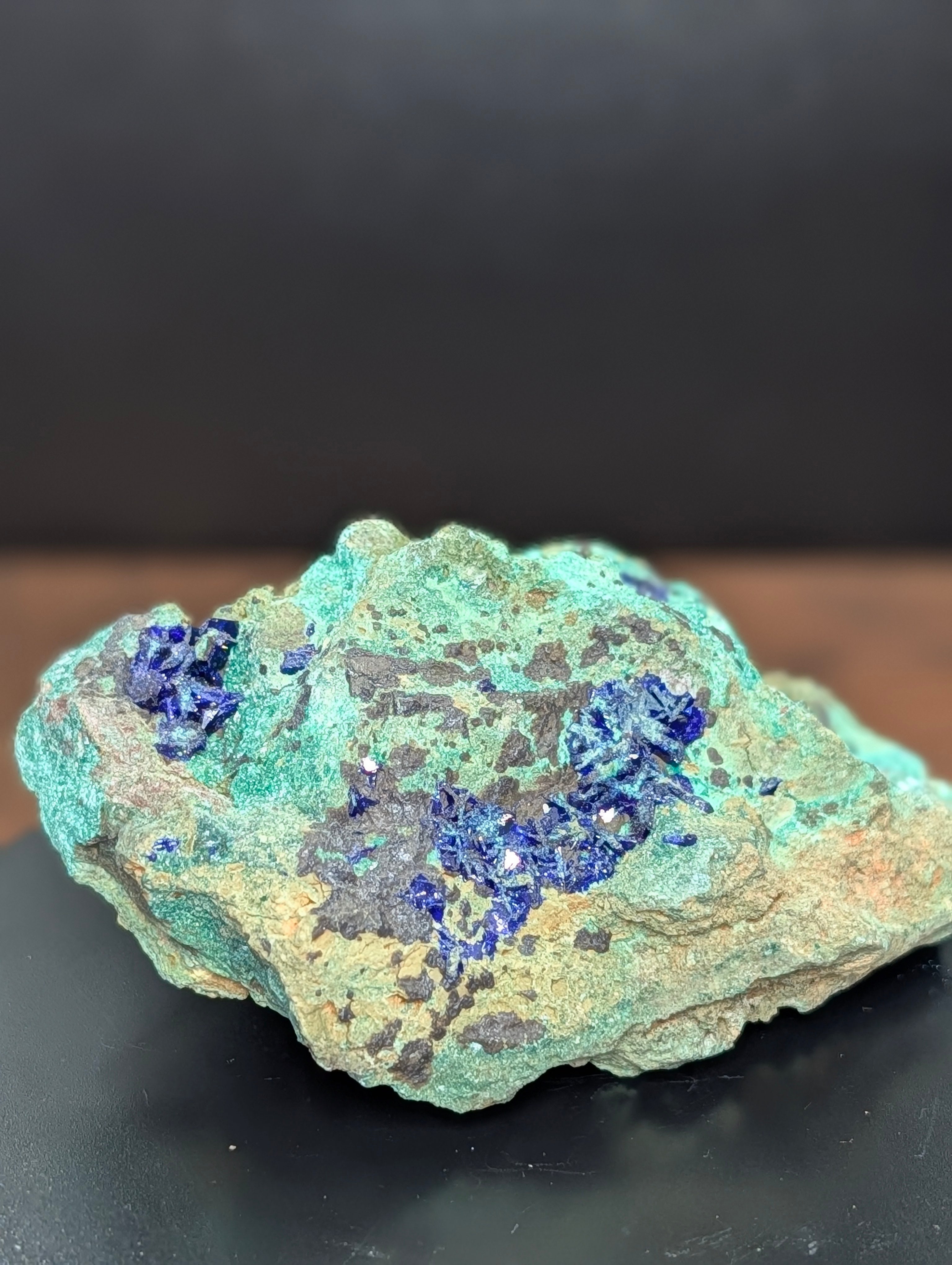 Malachite and Azurite (Morenci, Arizona) by Sacred Alchemy Studios