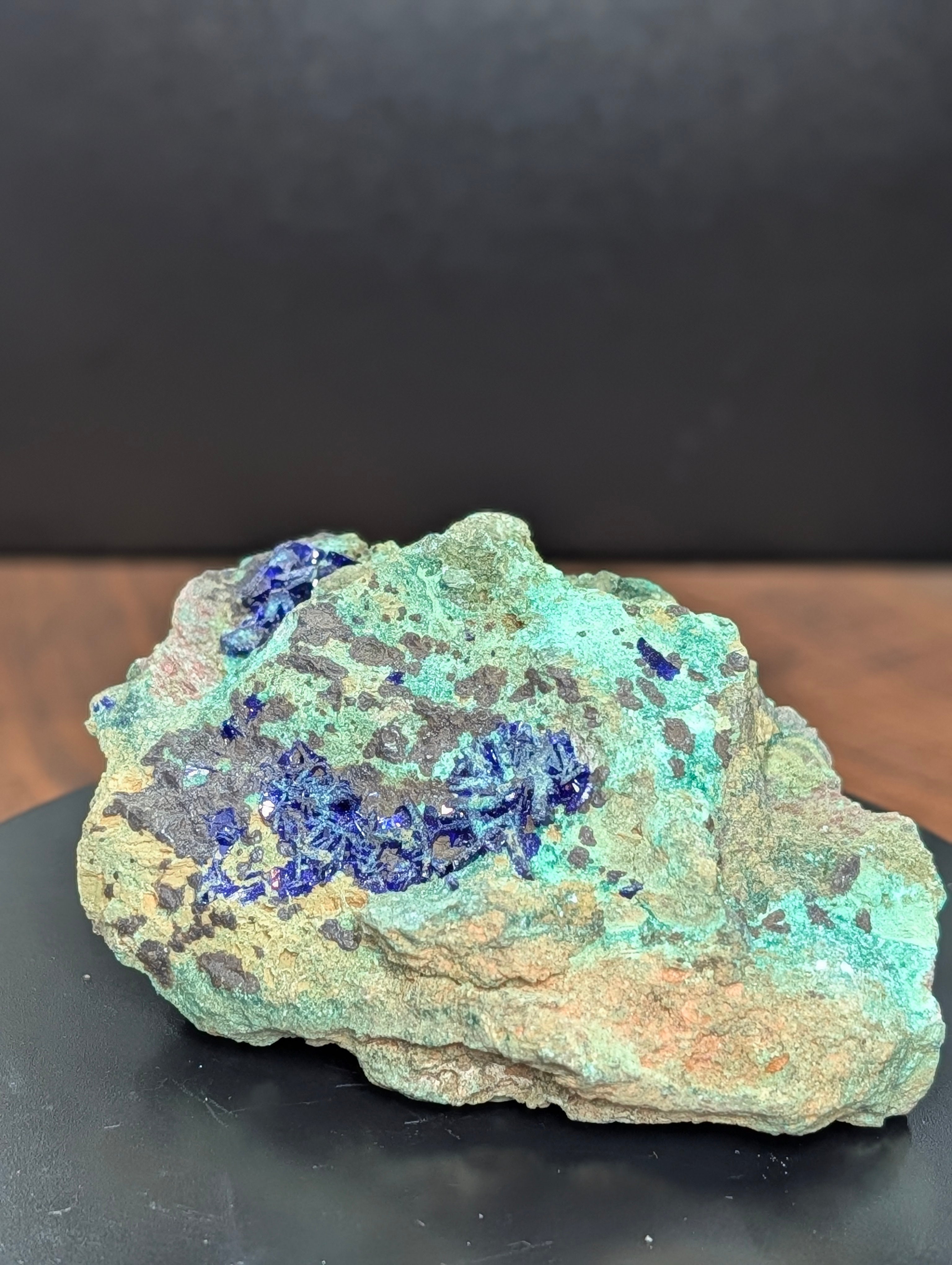 Malachite and Azurite (Morenci, Arizona) by Sacred Alchemy Studios