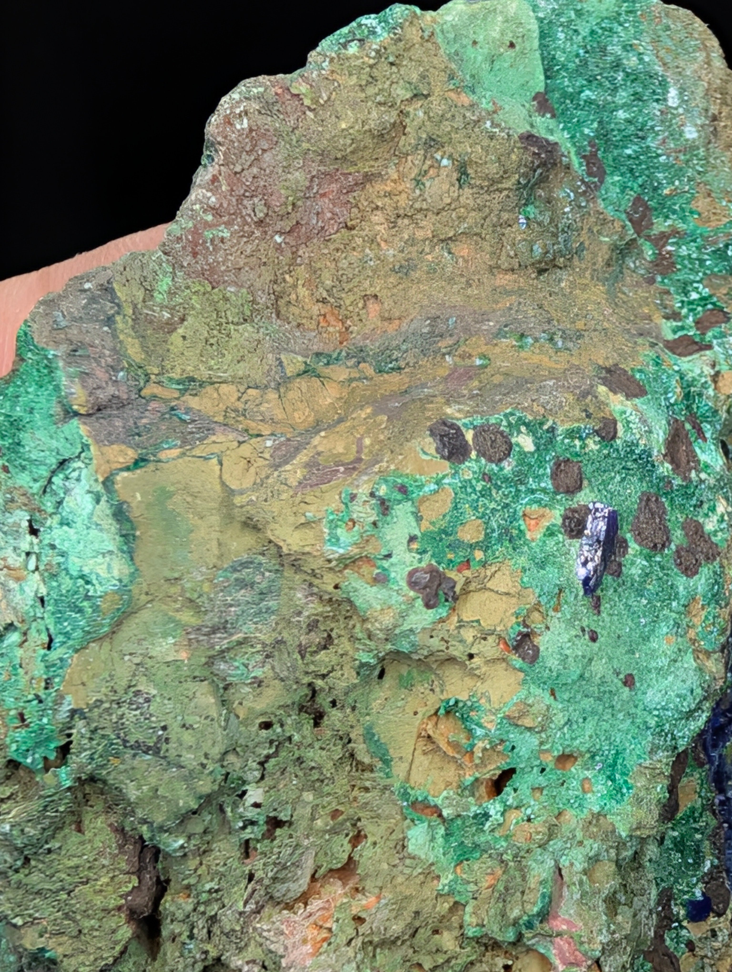 Malachite and Azurite (Morenci, Arizona) by Sacred Alchemy Studios