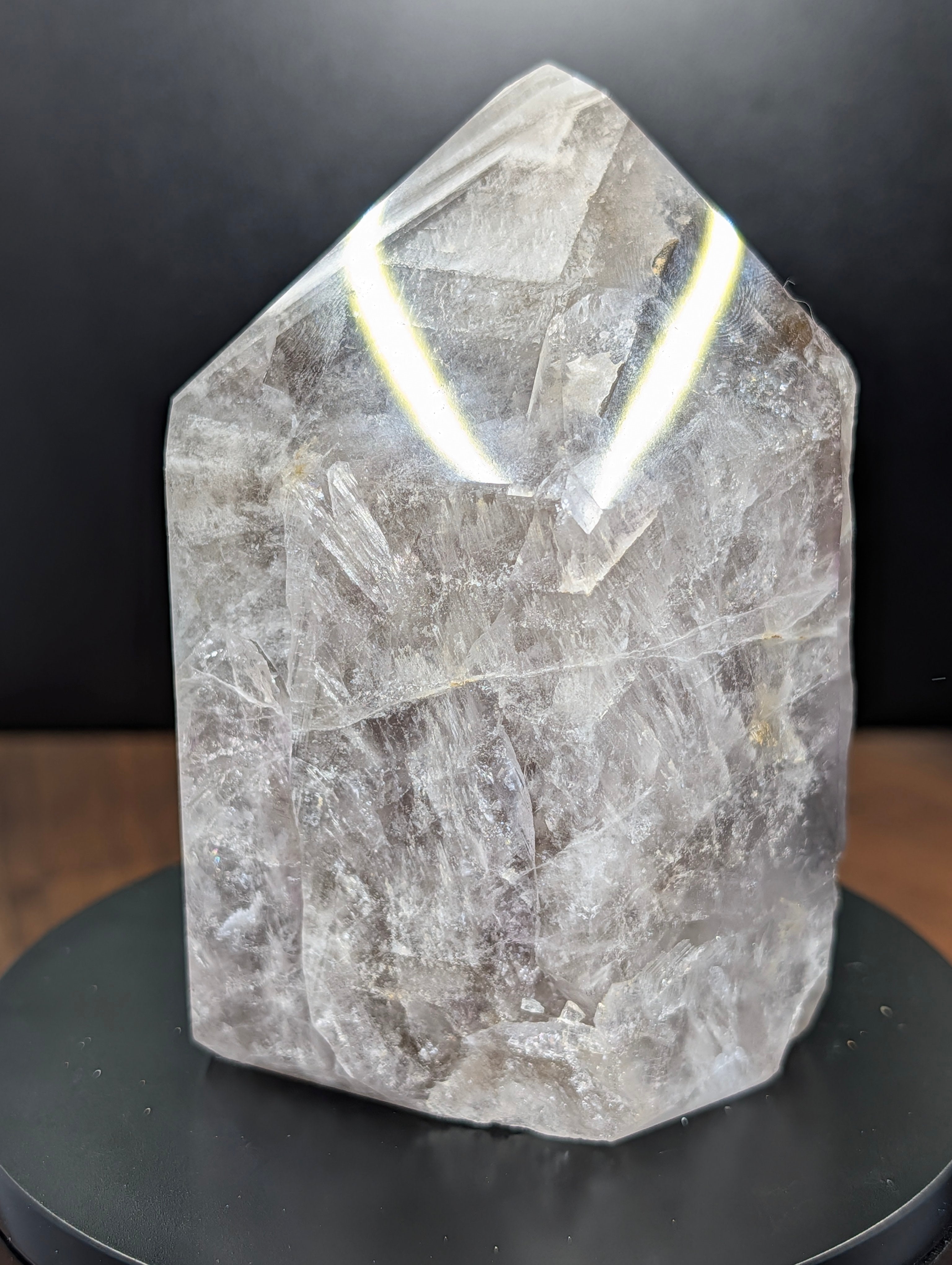 Black "Platinum" Chevron Amethyst (The Specimen) 694 grams by Sacred Alchemy Studios