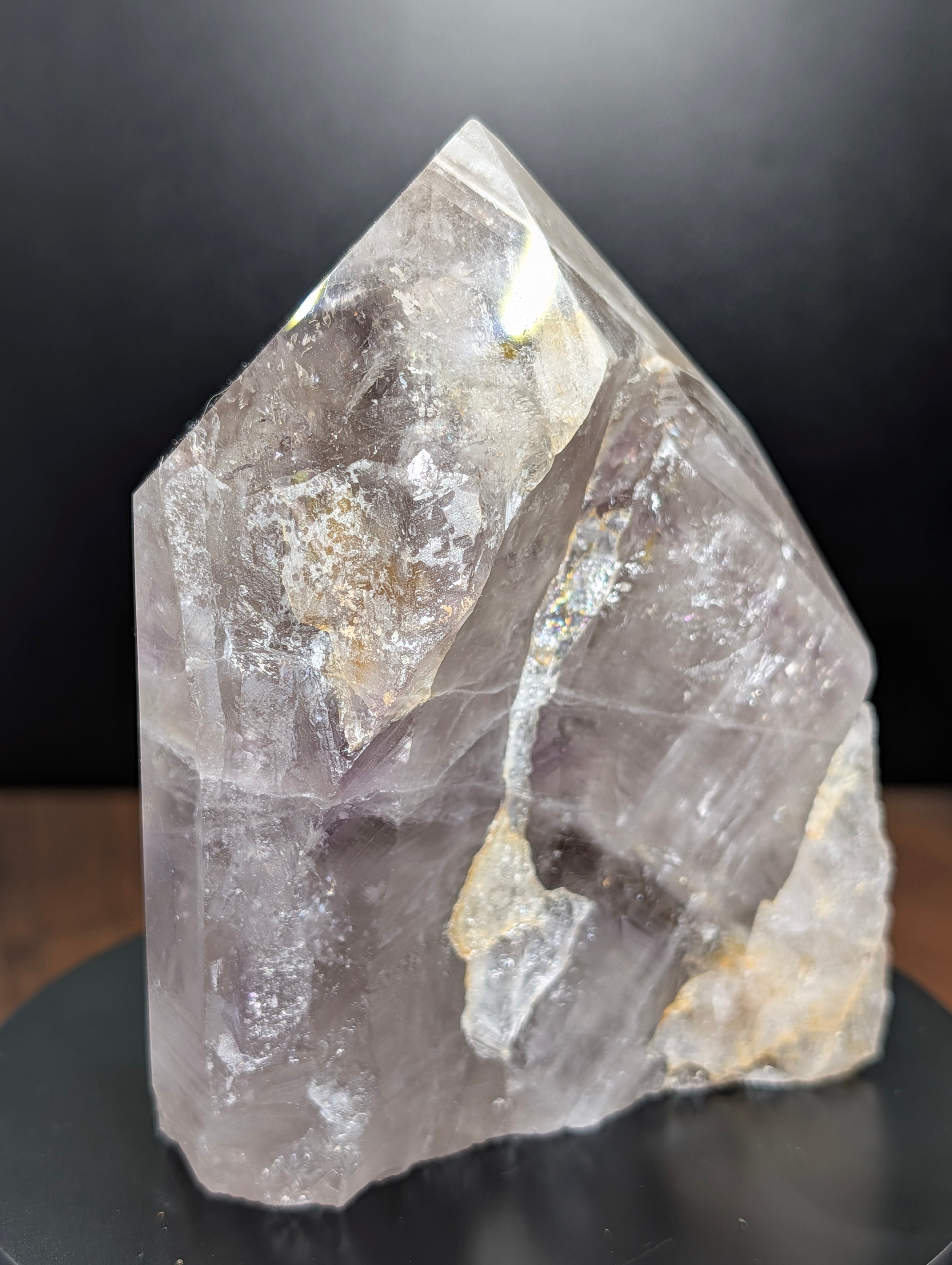 Black "Platinum" Chevron Amethyst (The Specimen) 694 grams by Sacred Alchemy Studios