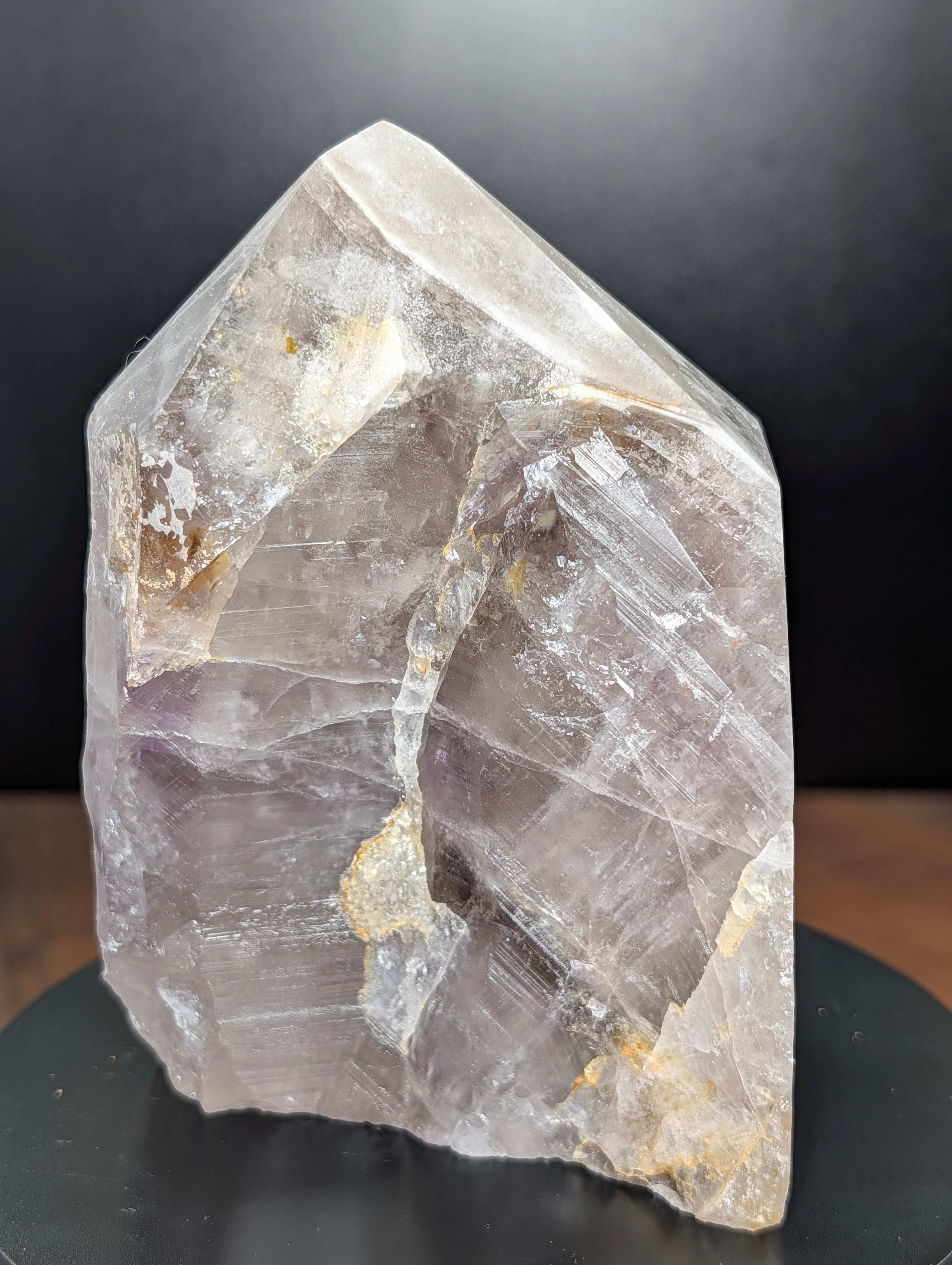 Black "Platinum" Chevron Amethyst (The Specimen) 694 grams by Sacred Alchemy Studios