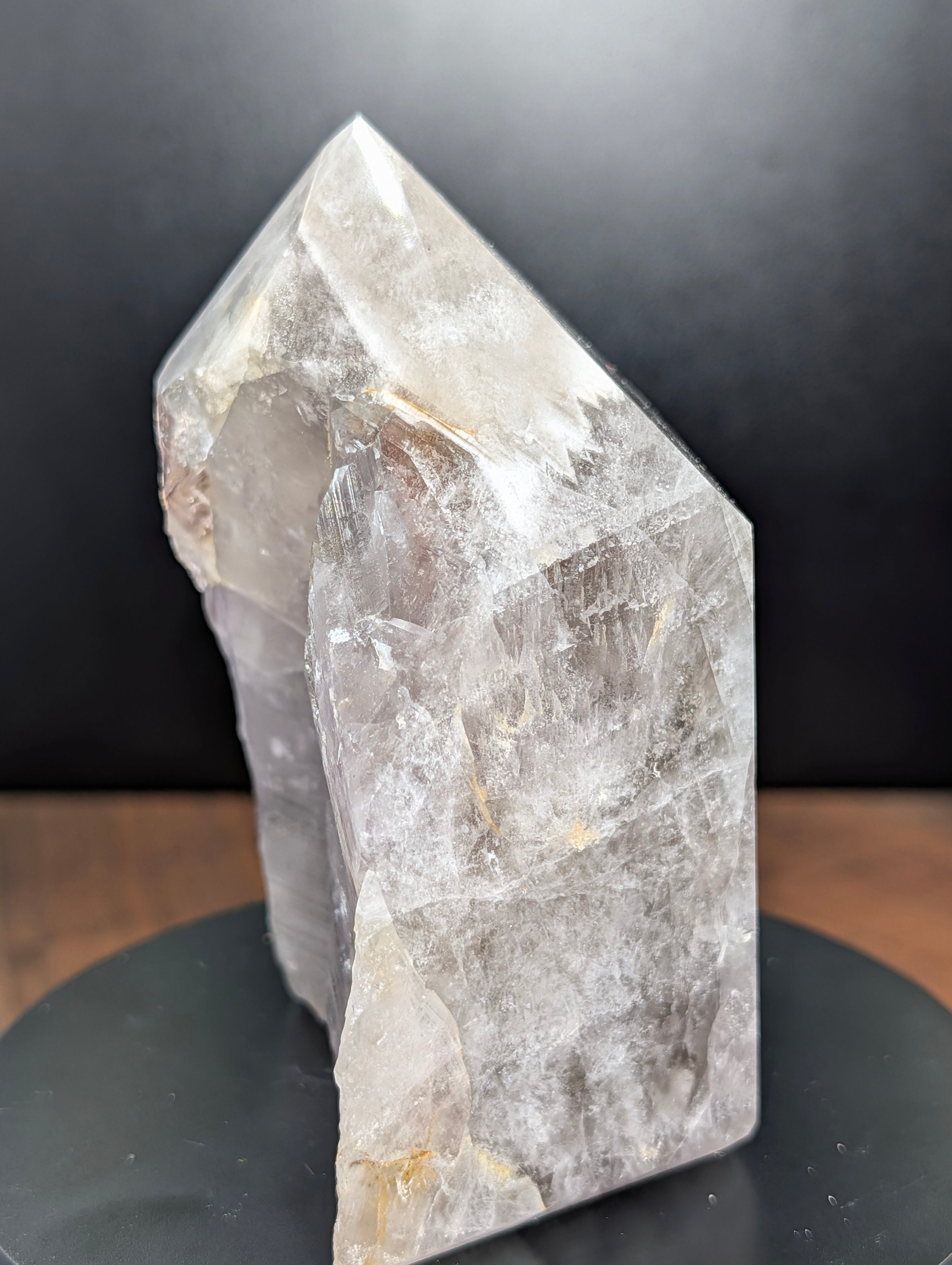 Black "Platinum" Chevron Amethyst (The Specimen) 694 grams by Sacred Alchemy Studios