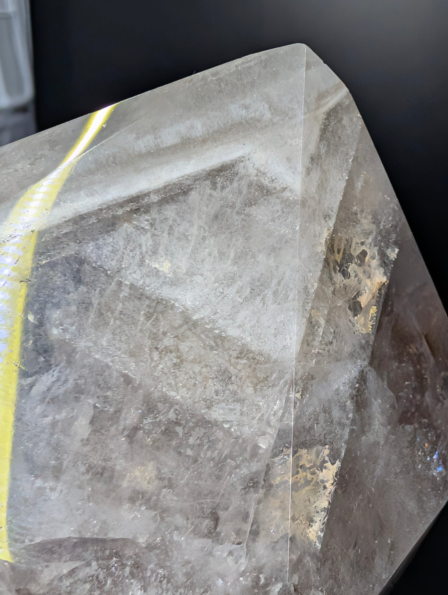 Black "Platinum" Chevron Amethyst (The Specimen) 694 grams