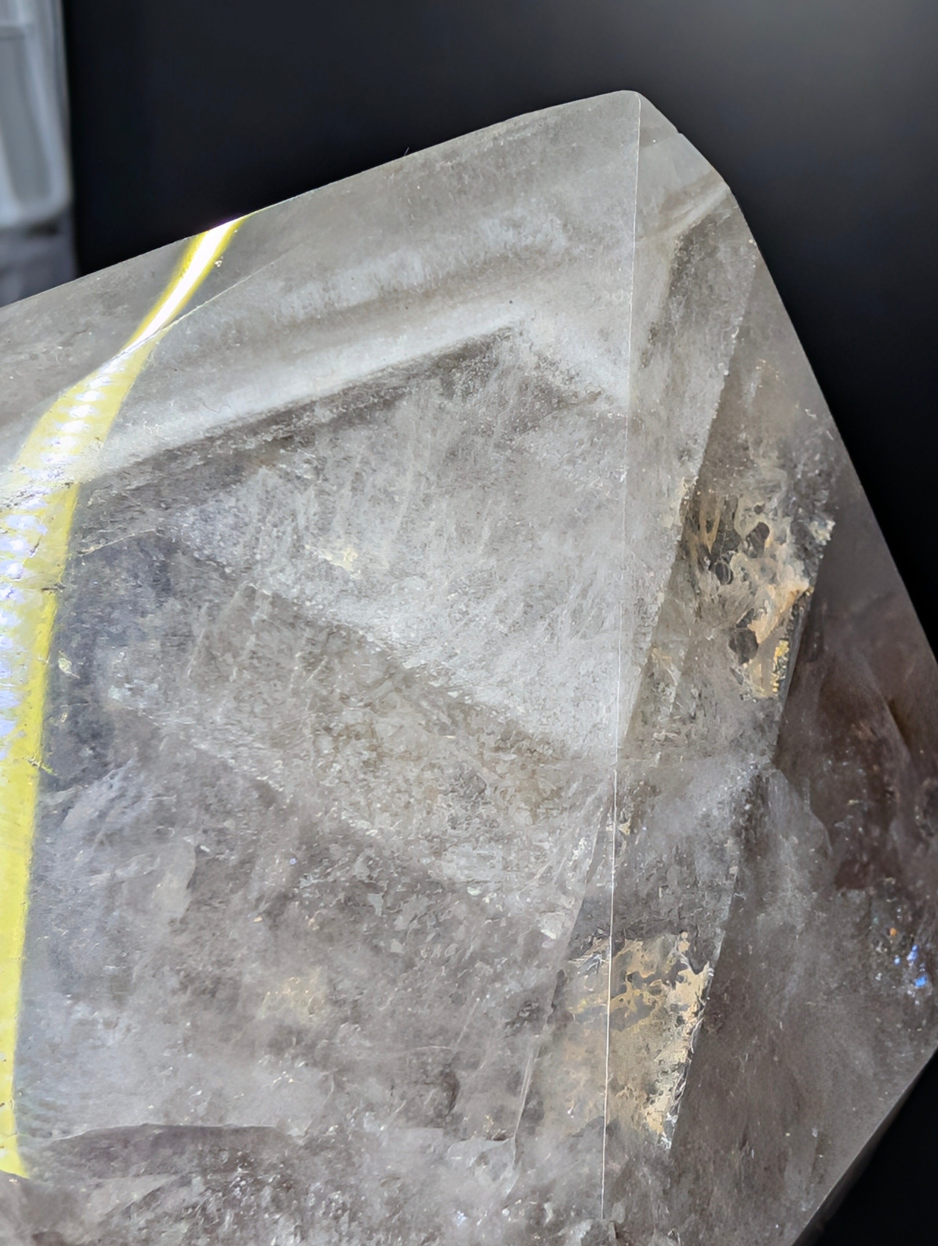 Black "Platinum" Chevron Amethyst (The Specimen) 694 grams by Sacred Alchemy Studios